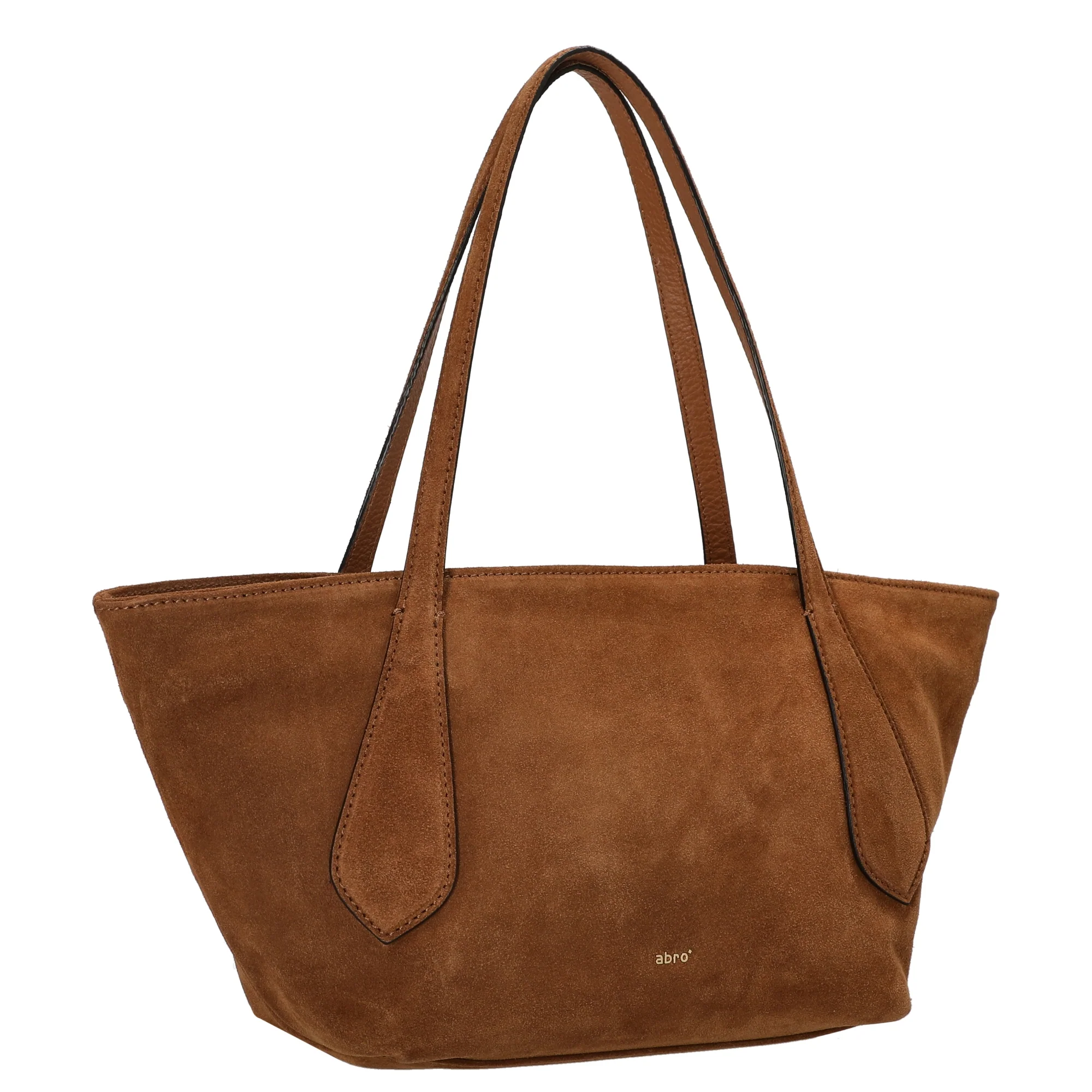 abro Carina Suede - Shopper 26 cm (cuoio) - Image 5