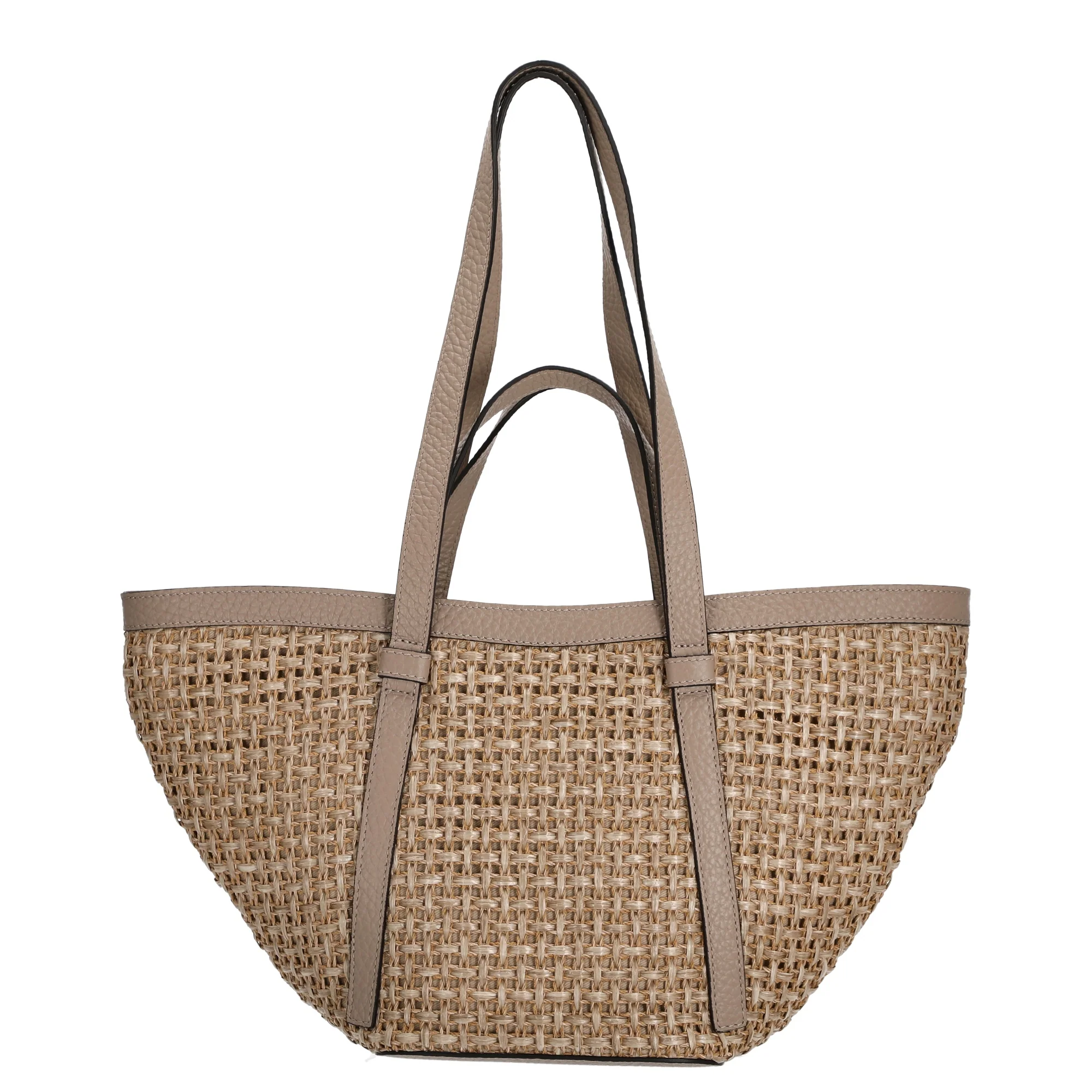 abro Cosmo Raffia - Shopper medium 44 cm (siena) - Image 4
