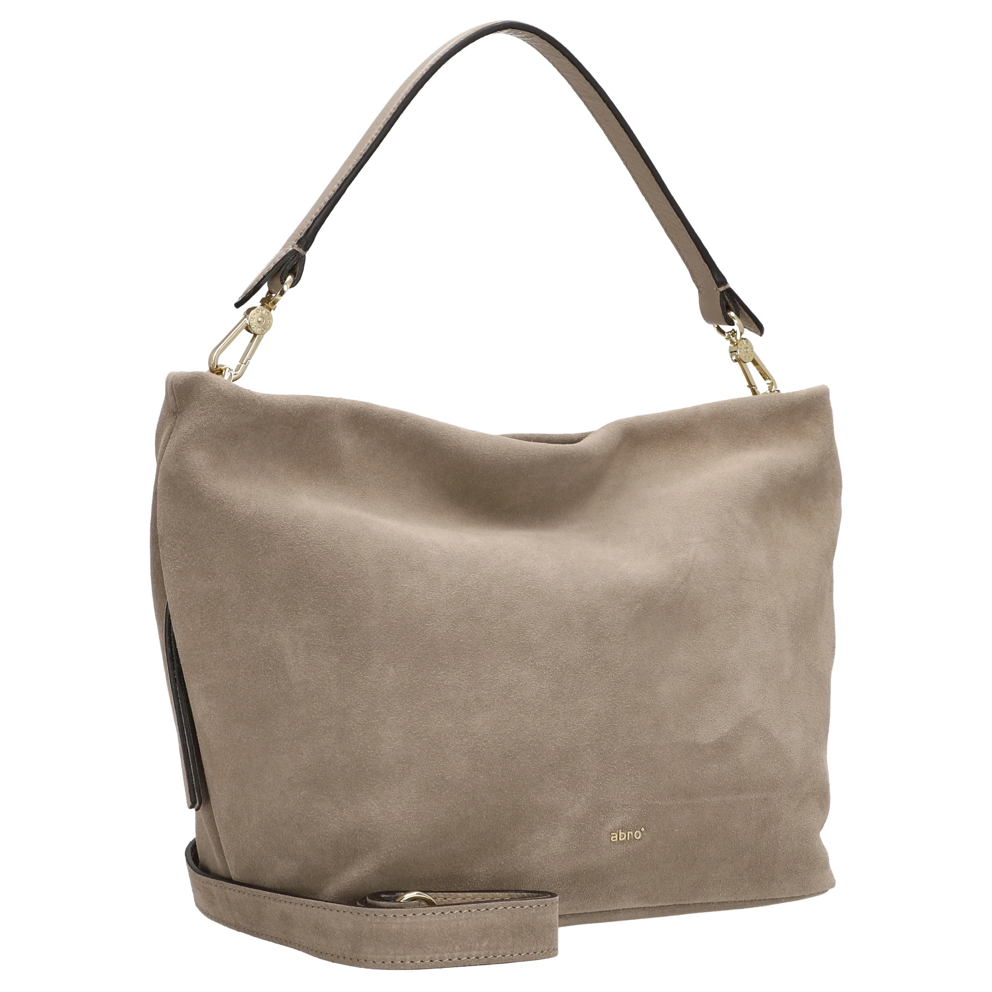 abro Ebony Suede - Beuteltasche 28 cm (siena) - Image 5