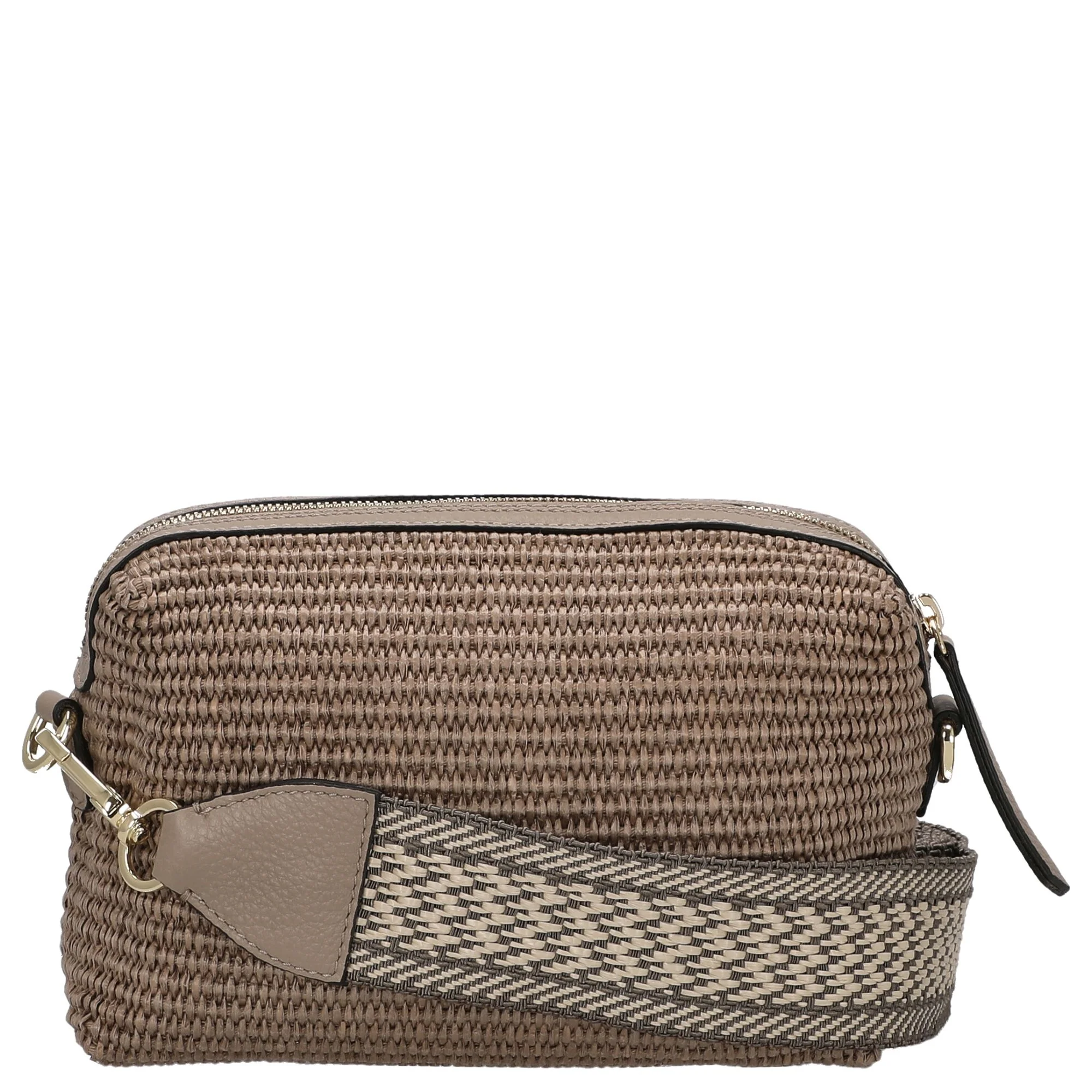 abro Kaia Raffia - Umhängetasche 21 cm (siena) - Image 4