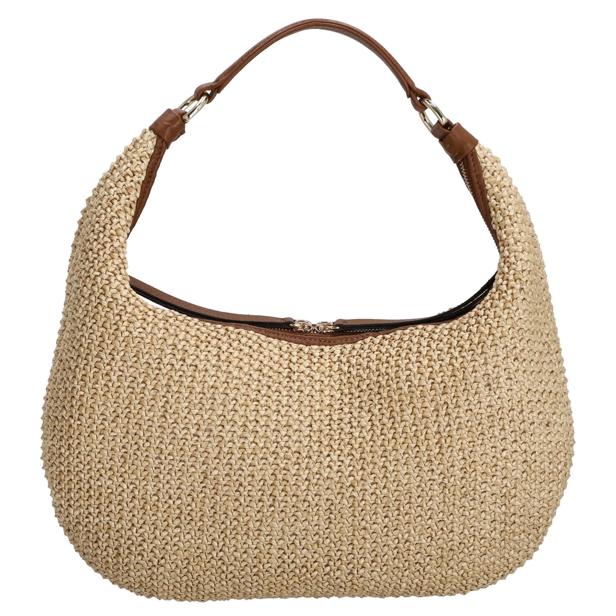abro Nana Raffia Maglia - Schultertasche 37 cm (natural-nut) - Image 4