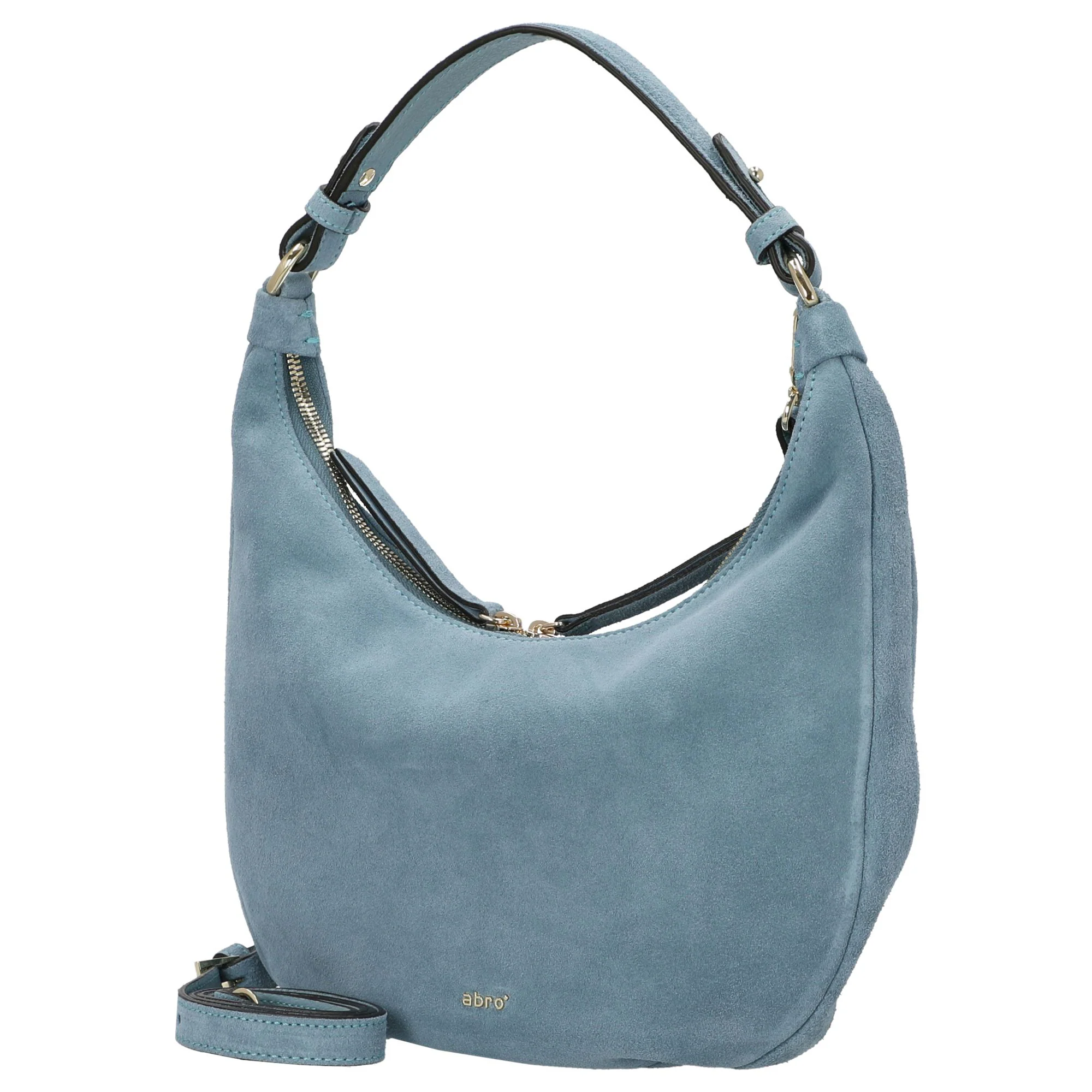 abro Nana Suede - Schultertasche Mini 27.5 cm (sapphire) - Image 2