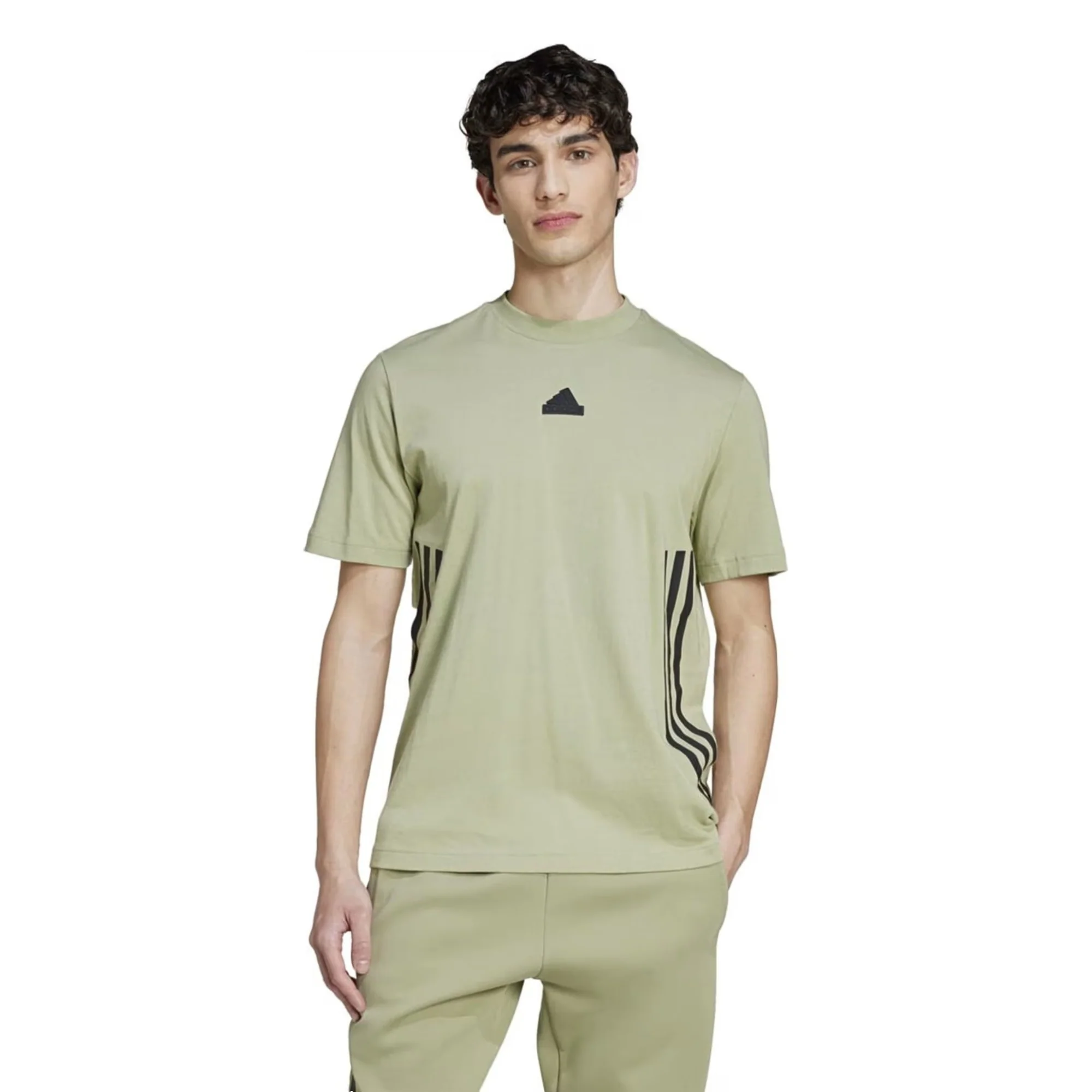 adidas 3S Future Icons - T-Shirt Men (tengreen, M) - Image 5