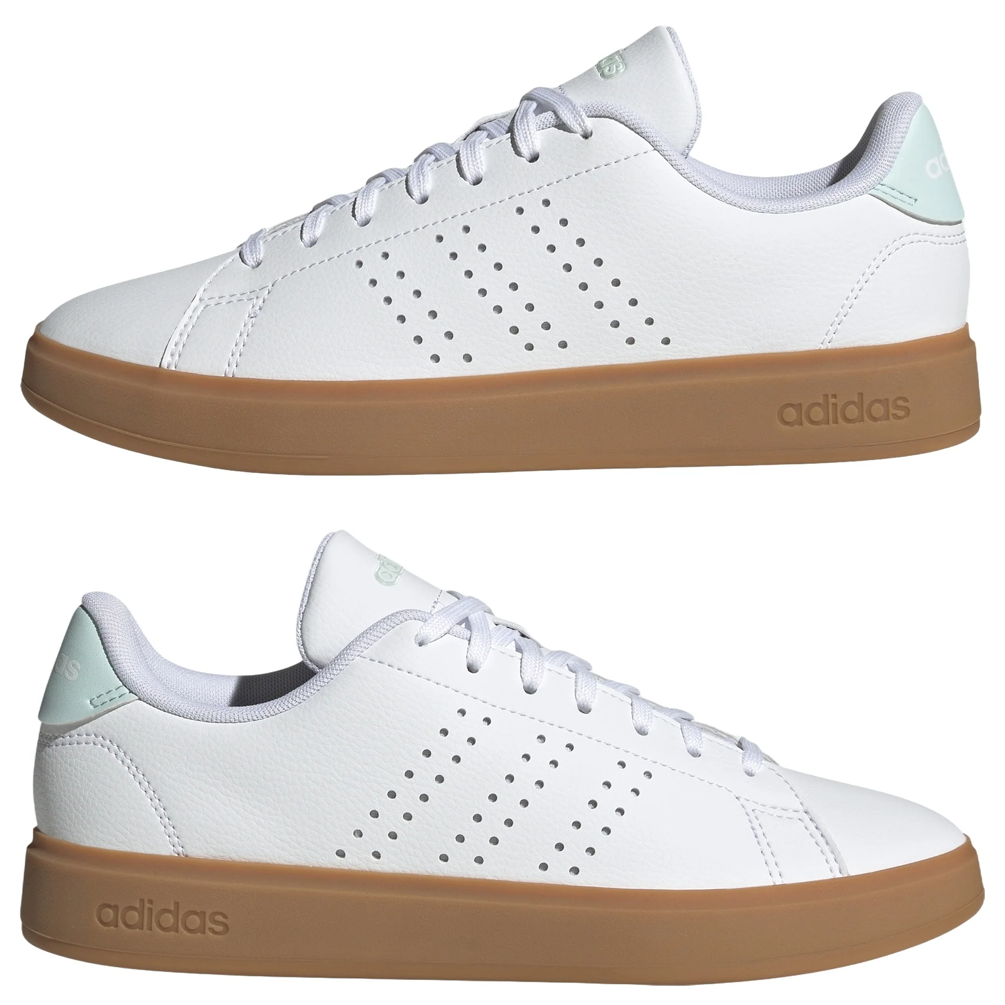 adidas Advantage 2.0 - Sneaker (ftwwft/ftwwht/halmin, 38) - Image 7