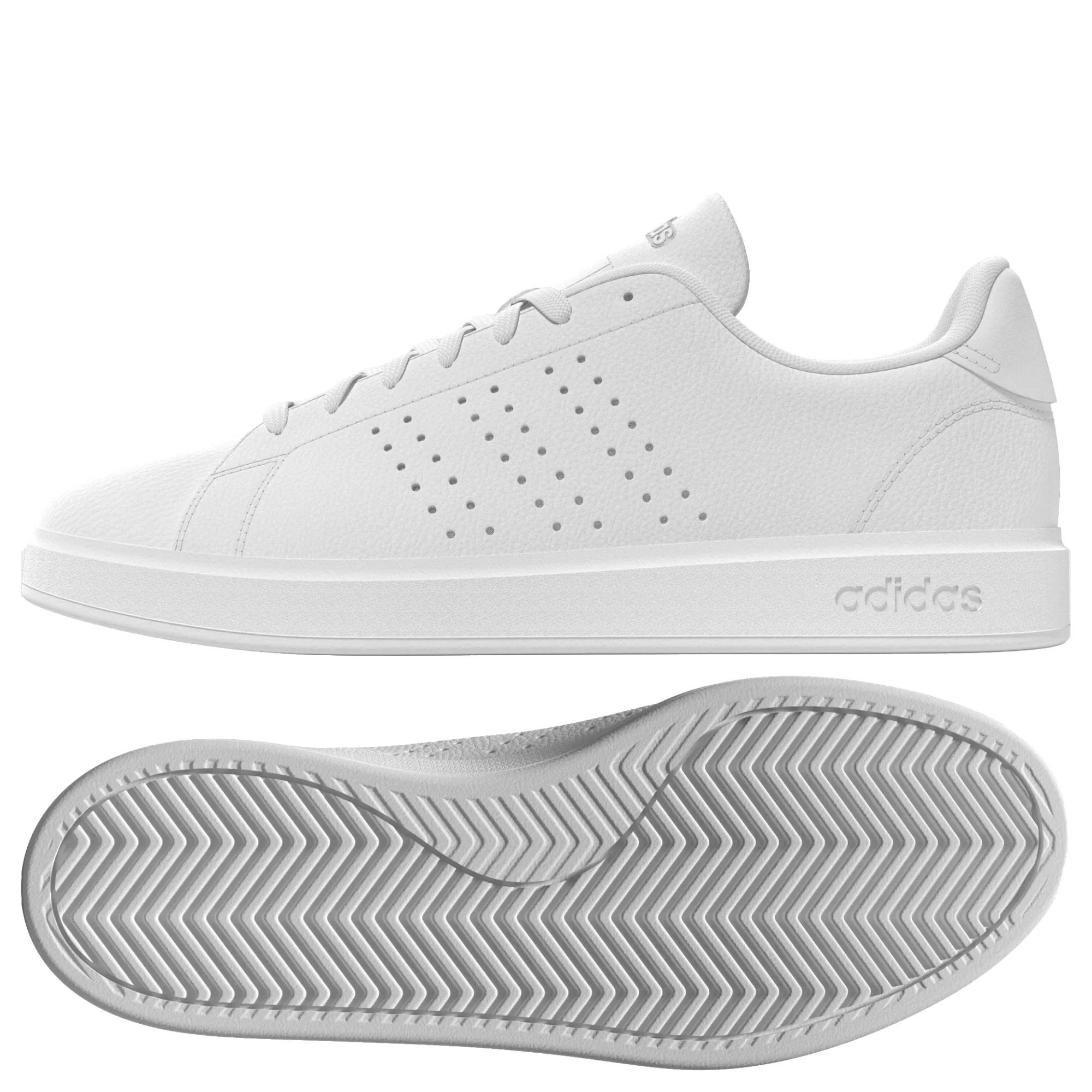 adidas Advantage 2.0 Sneaker - Men Schuh (ftwr white, 38) - Image 4