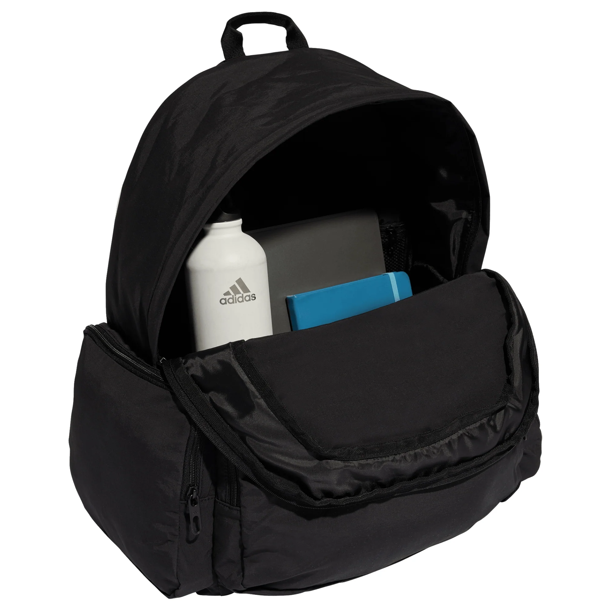 adidas ESS SUPSIZE BP - Rucksack (black/white) - Image 4