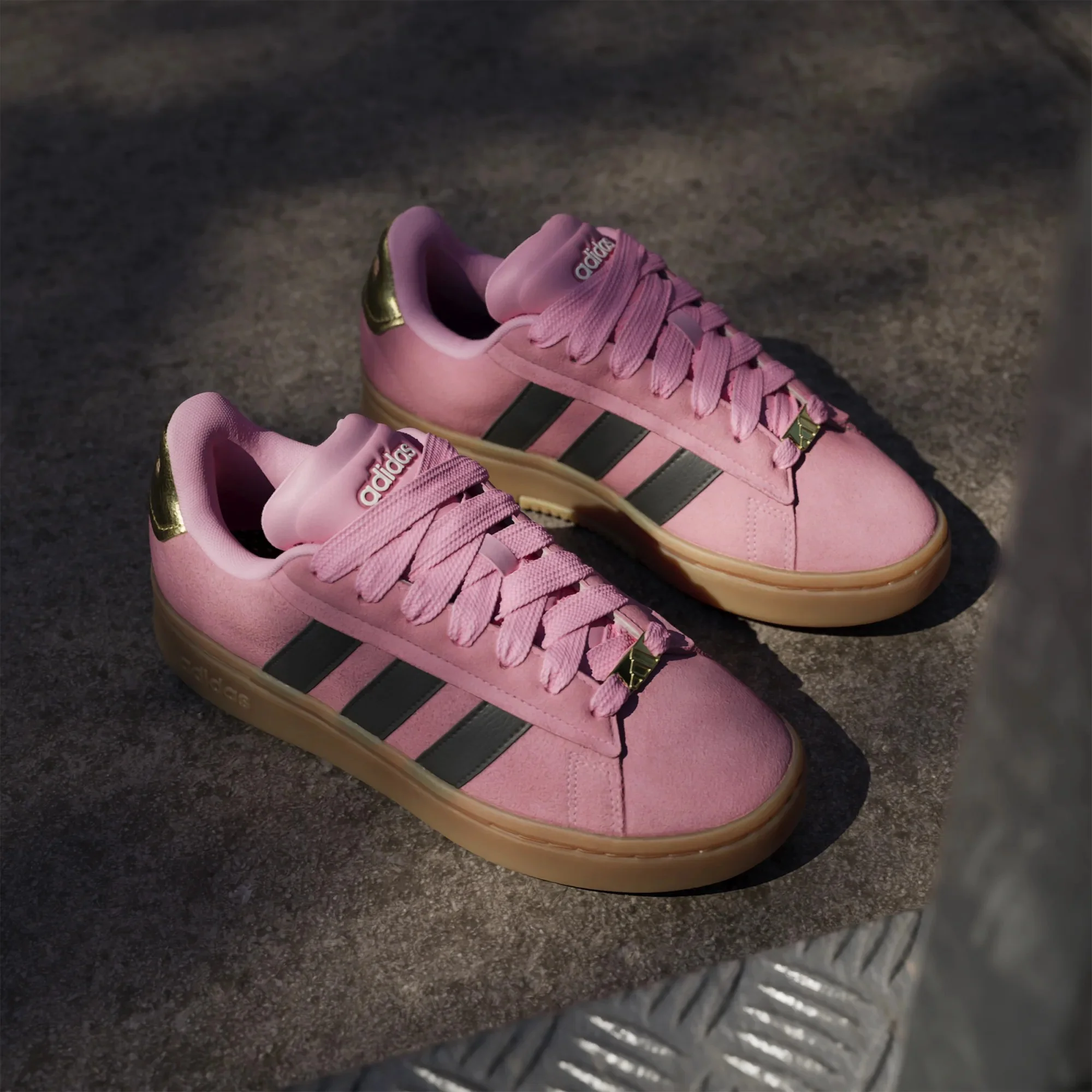 adidas Grand Court Alpha 00s Sneaker - Schuh Women (bliss pink/core black/gold met., 38 2/3) - Image 10