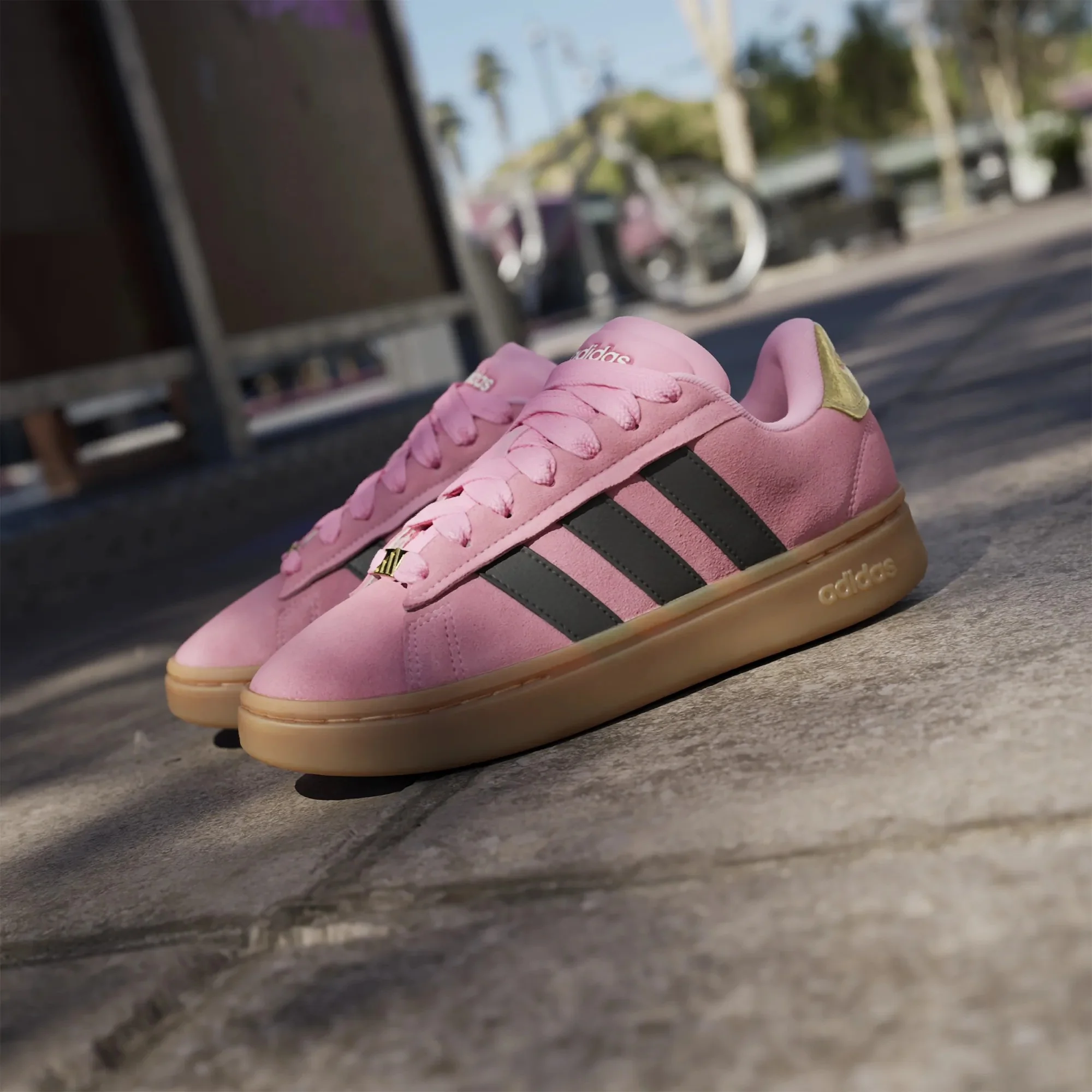 adidas Grand Court Alpha 00s Sneaker - Schuh Women (bliss pink/core black/gold met., 38 2/3) - Image 11
