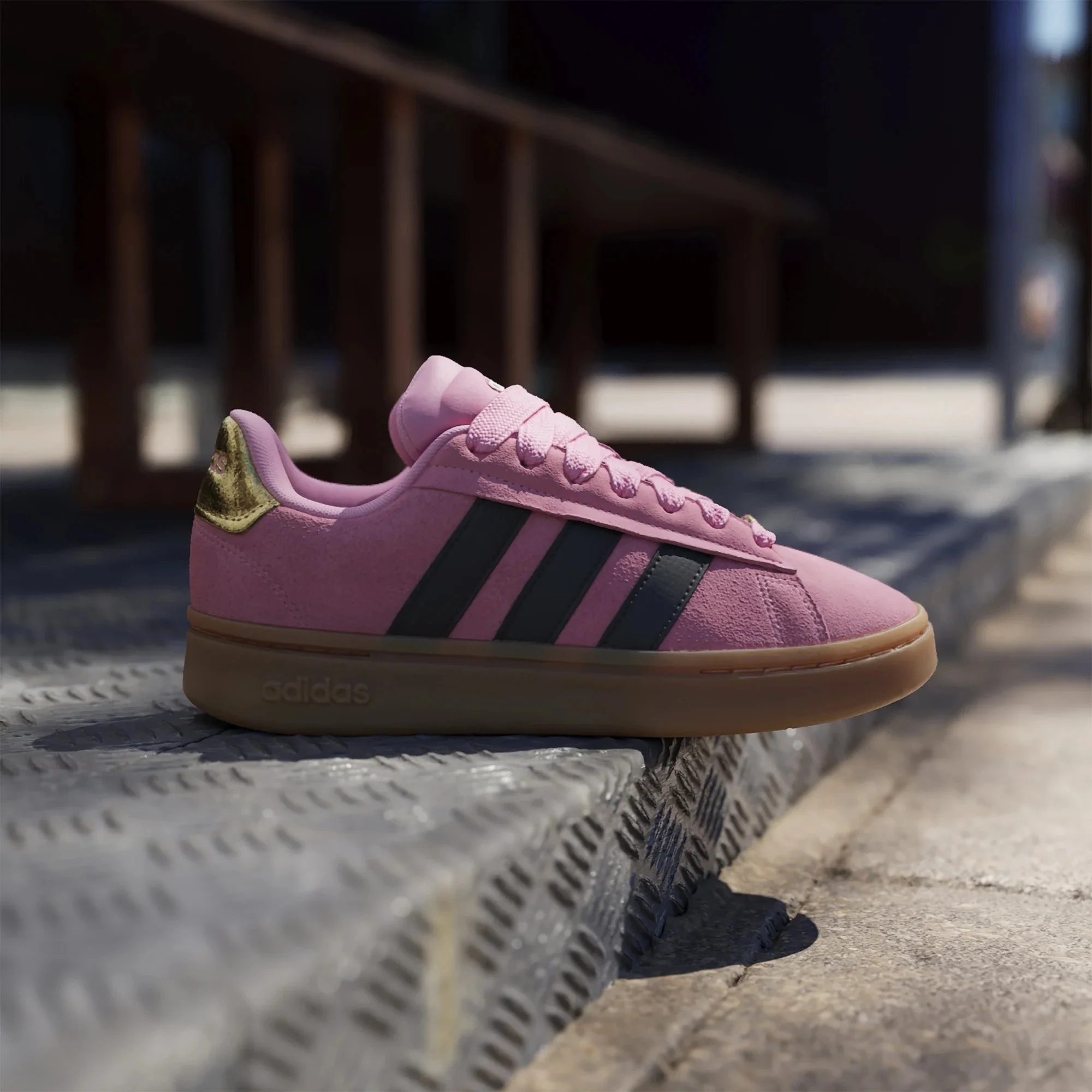 adidas Grand Court Alpha 00s Sneaker - Schuh Women (bliss pink/core black/gold met., 38 2/3) - Image 9
