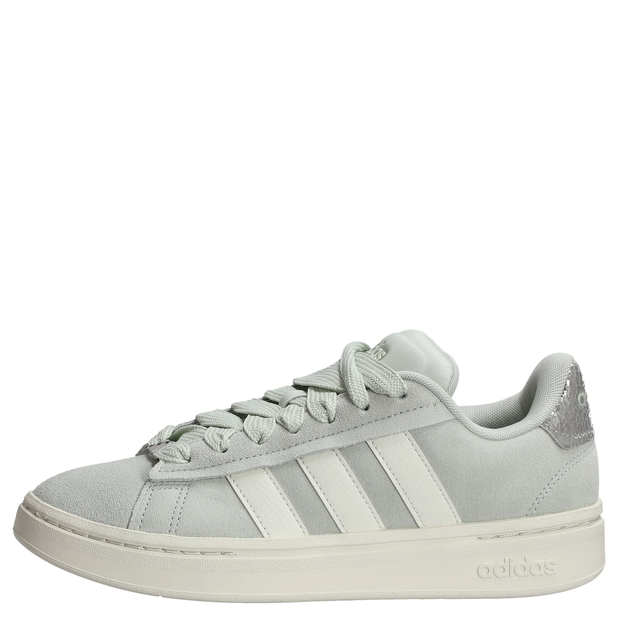 adidas Grand Court Alpha 00s Sneaker - Schuh Women (lingrn/owhite/silvmt, 39 1/3) - Image 2