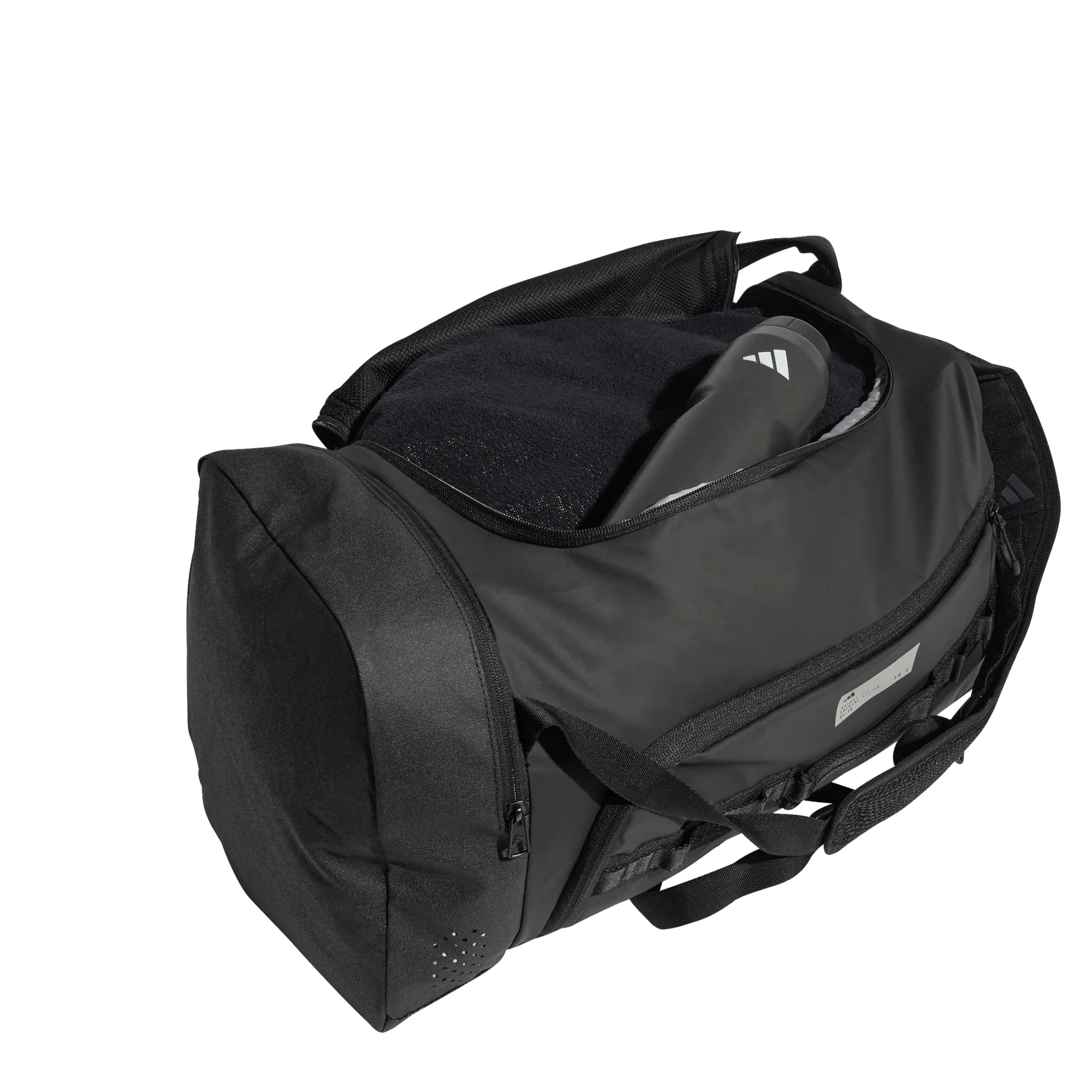 adidas Hybrid Duffle - Reisetasche (black/refsil) - Image 4