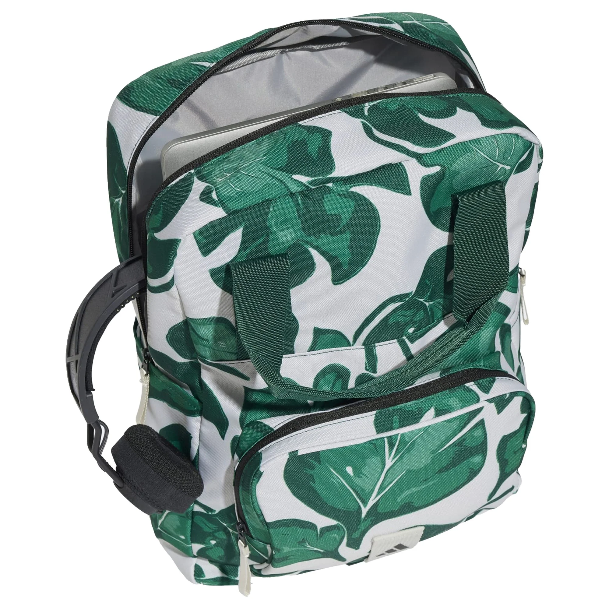 adidas Leaf Print Women - Rucksack 40 cm (orbit grey/collegiate green/green/semi court green) - Image 4