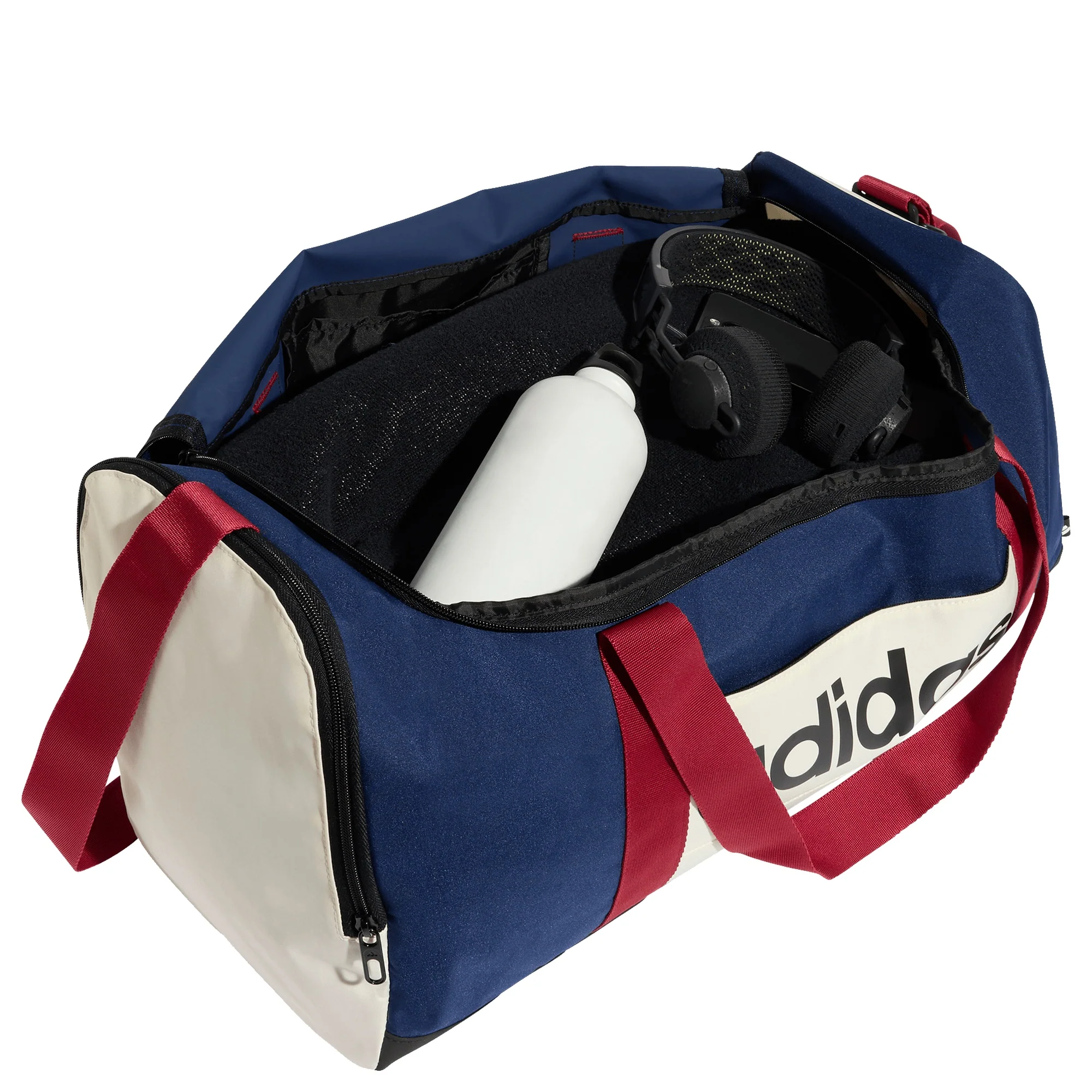 adidas Linear Duffle CB M - Reisetasche M (dkblue/owhite/actmar) - Image 4