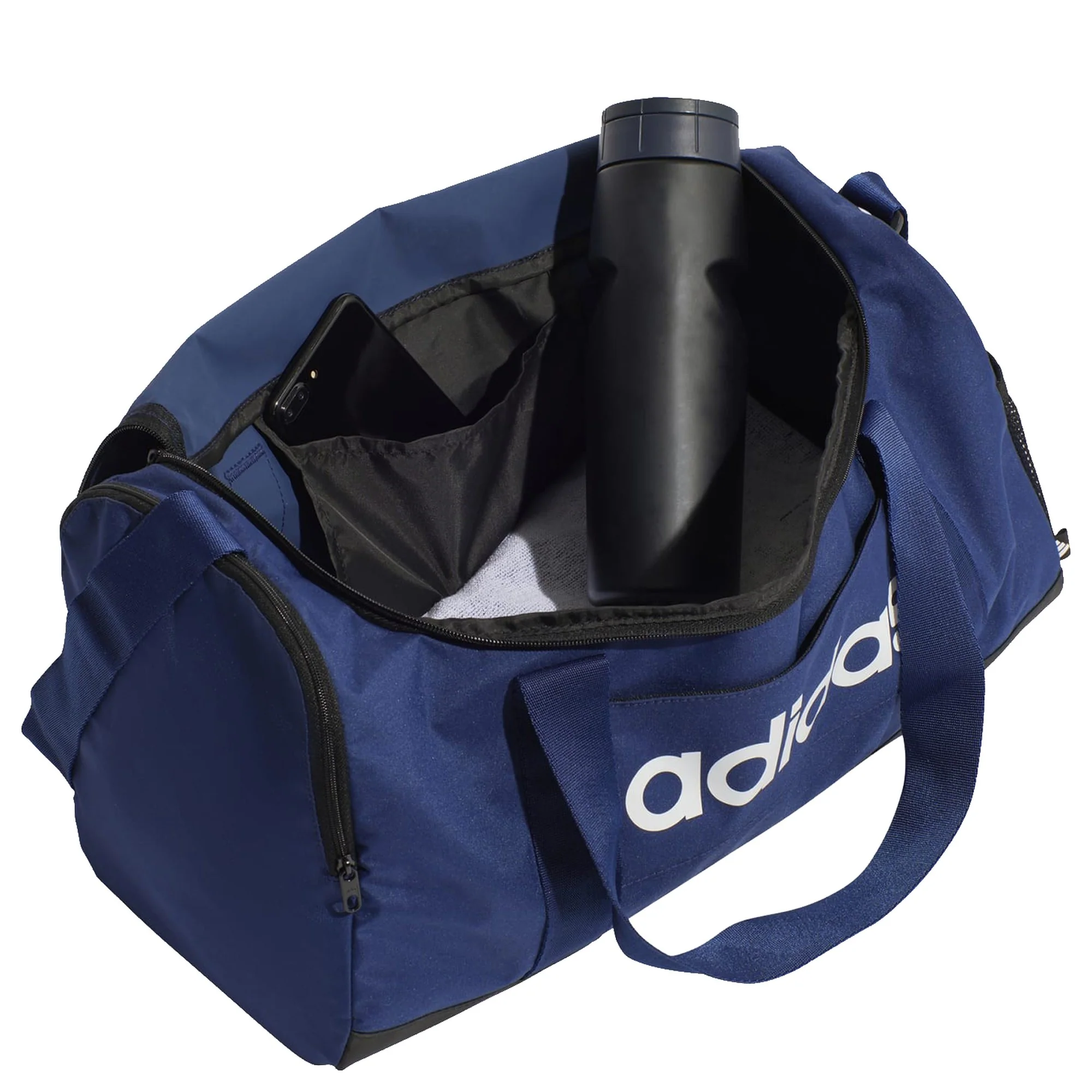 adidas Linear - Sporttasche S 45 cm (darkblue/white) - Image 4