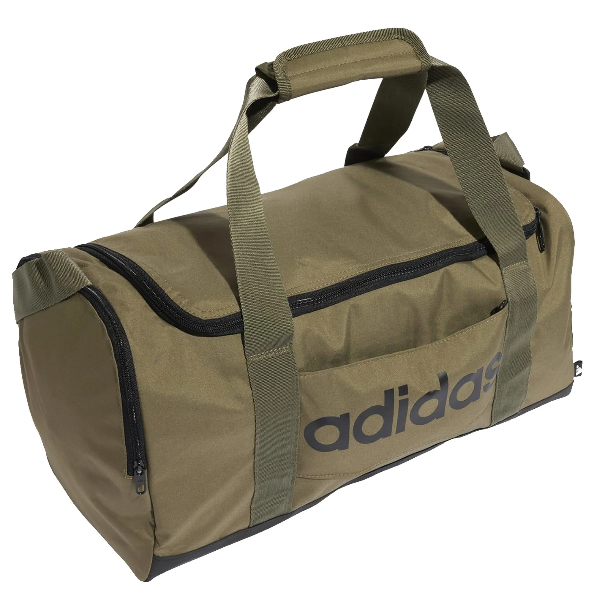 adidas Linear - Sporttasche S 45 cm (olivestr/black) - Image 2