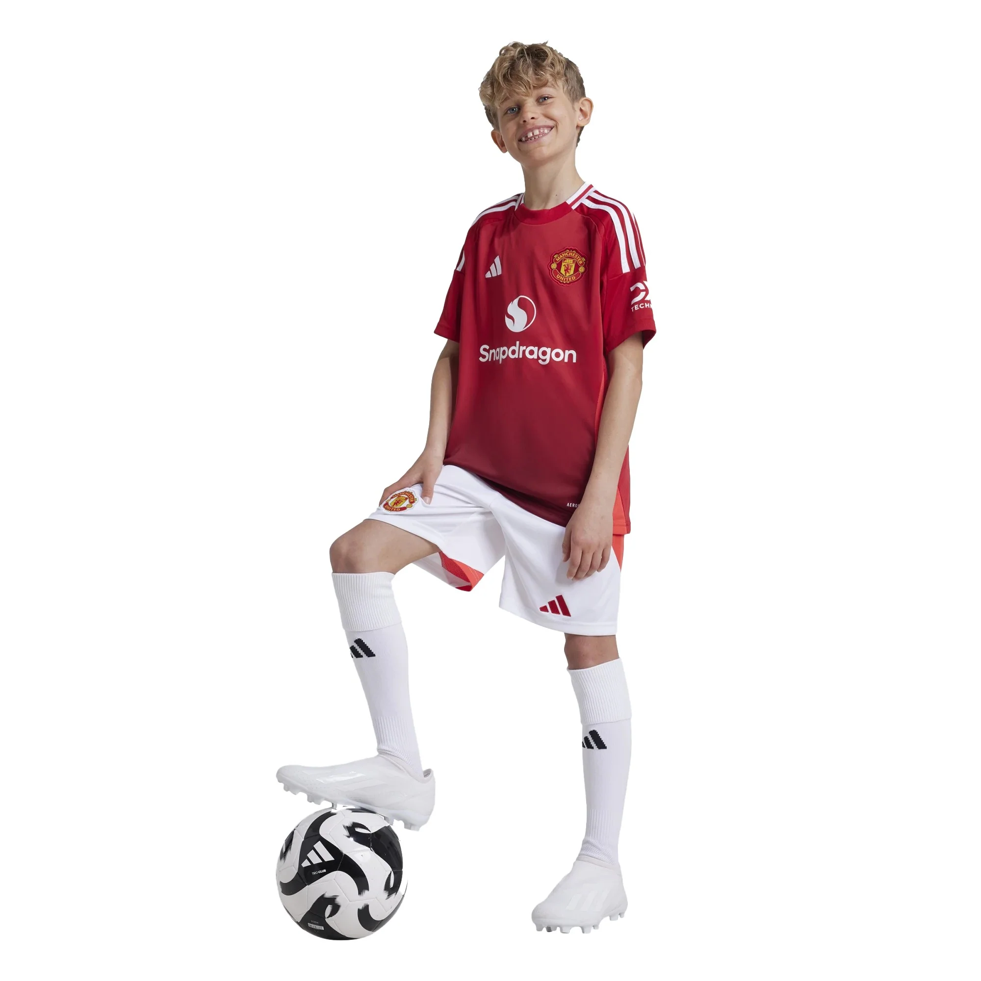 adidas Manchester United Fußball - Jr. Heimtrikot 24/25 (red, 176) - Image 3