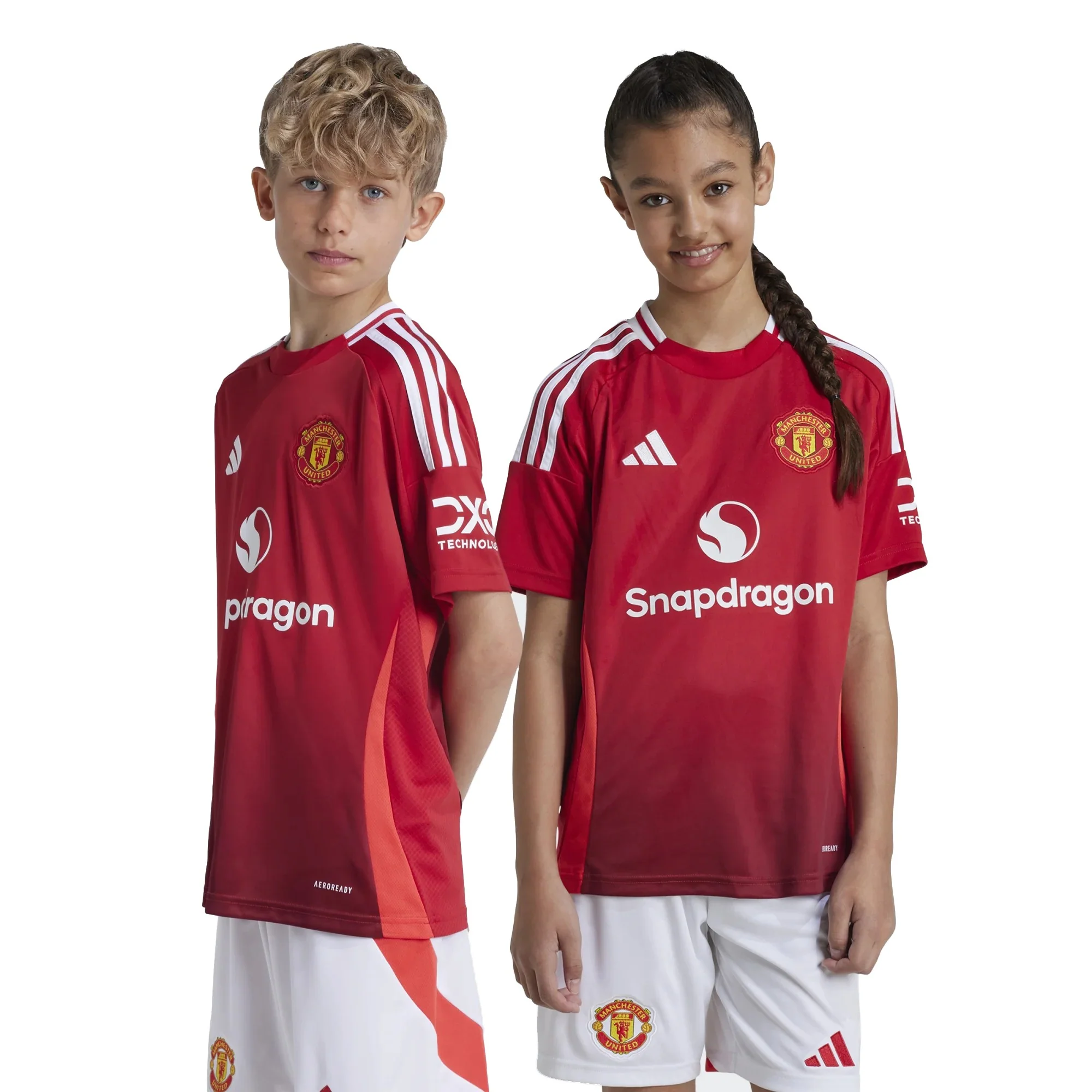 adidas Manchester United Fußball - Jr. Heimtrikot 24/25 (red, 176) - Image 6