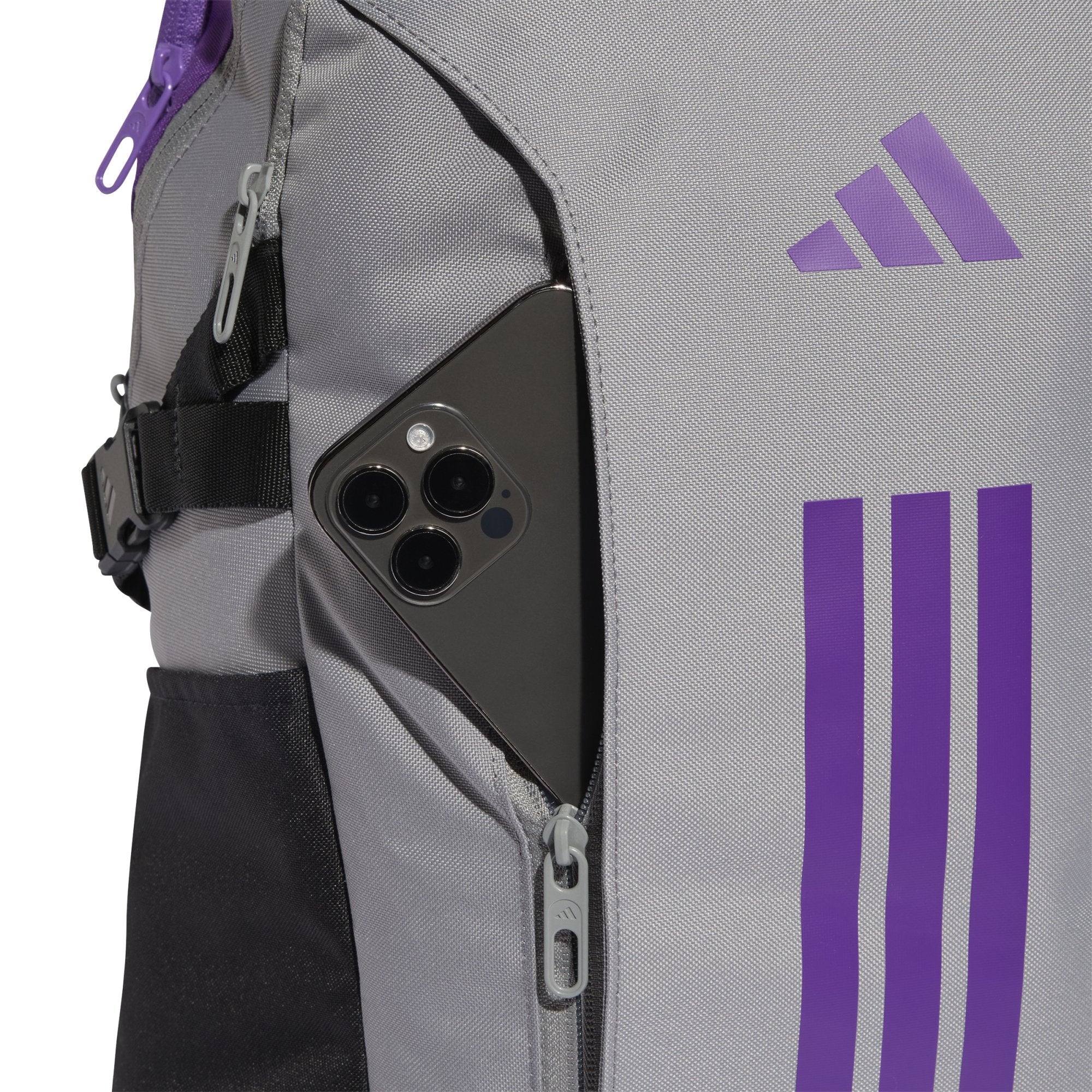 adidas Power Vlll - Rucksack 47 cm (chsogr/actpur) - Image 5
