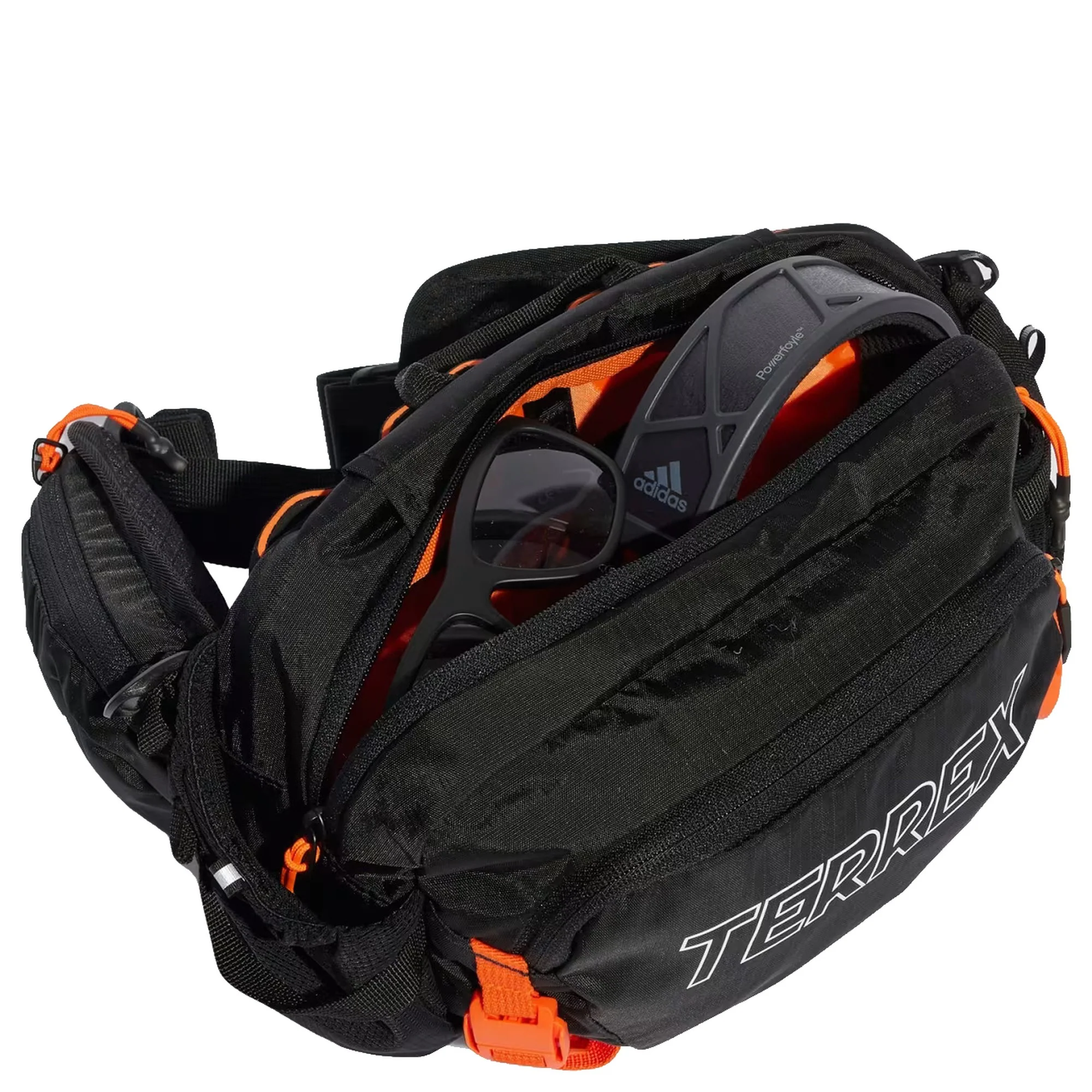 adidas Terrex Aeroready - Gürteltasche 27 cm (black/white/impact orange) - Image 3