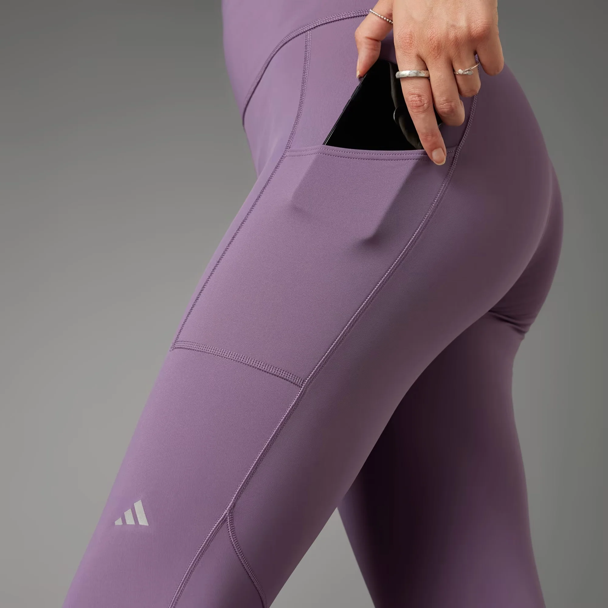 adidas Tights Ultimate Running - Laufhose Women (shavio, S) - Image 3