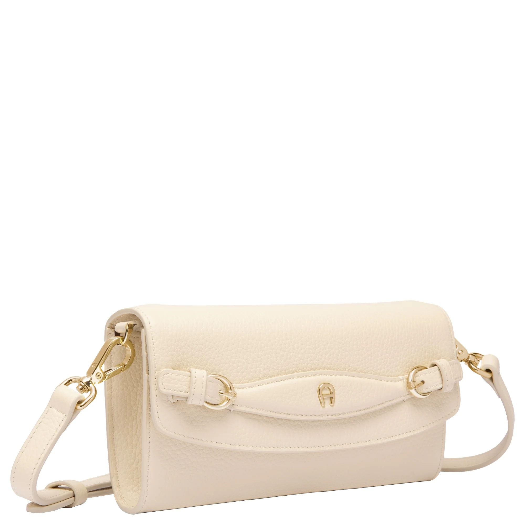 Aigner Cavallo Wallet on Strap - Umhängetasche/Geldbörse 6cc 21 cm (macadamia white) - Image 2