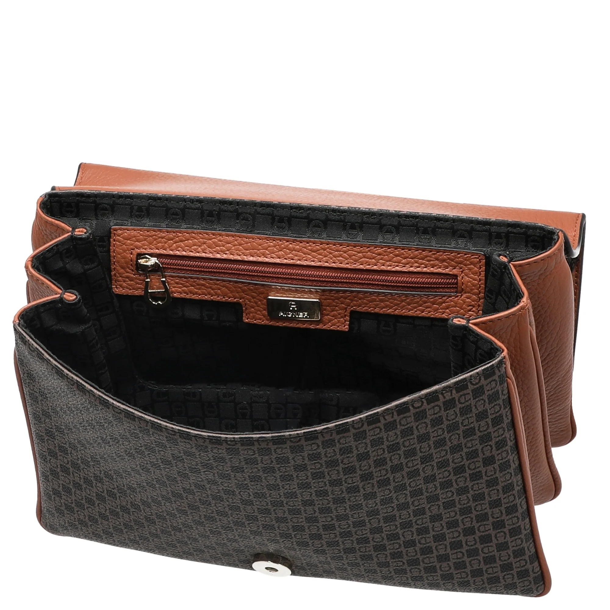 Aigner Diadora Dadino - Umhängetasche 25.5 cm S (cognac brown) - Image 6