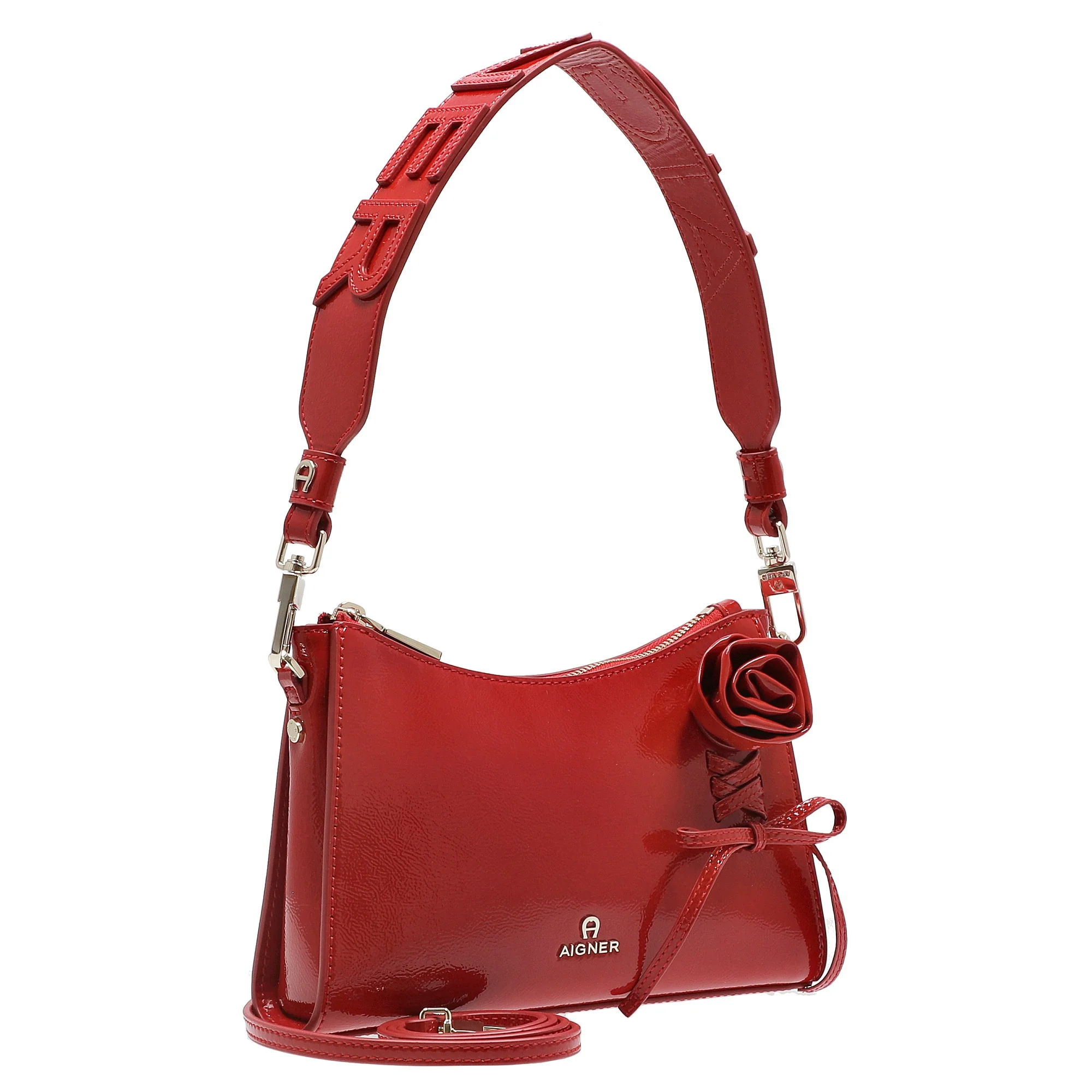 Aigner Ivy - Schultertasche S 24 cm (lipstick red) - Image 5