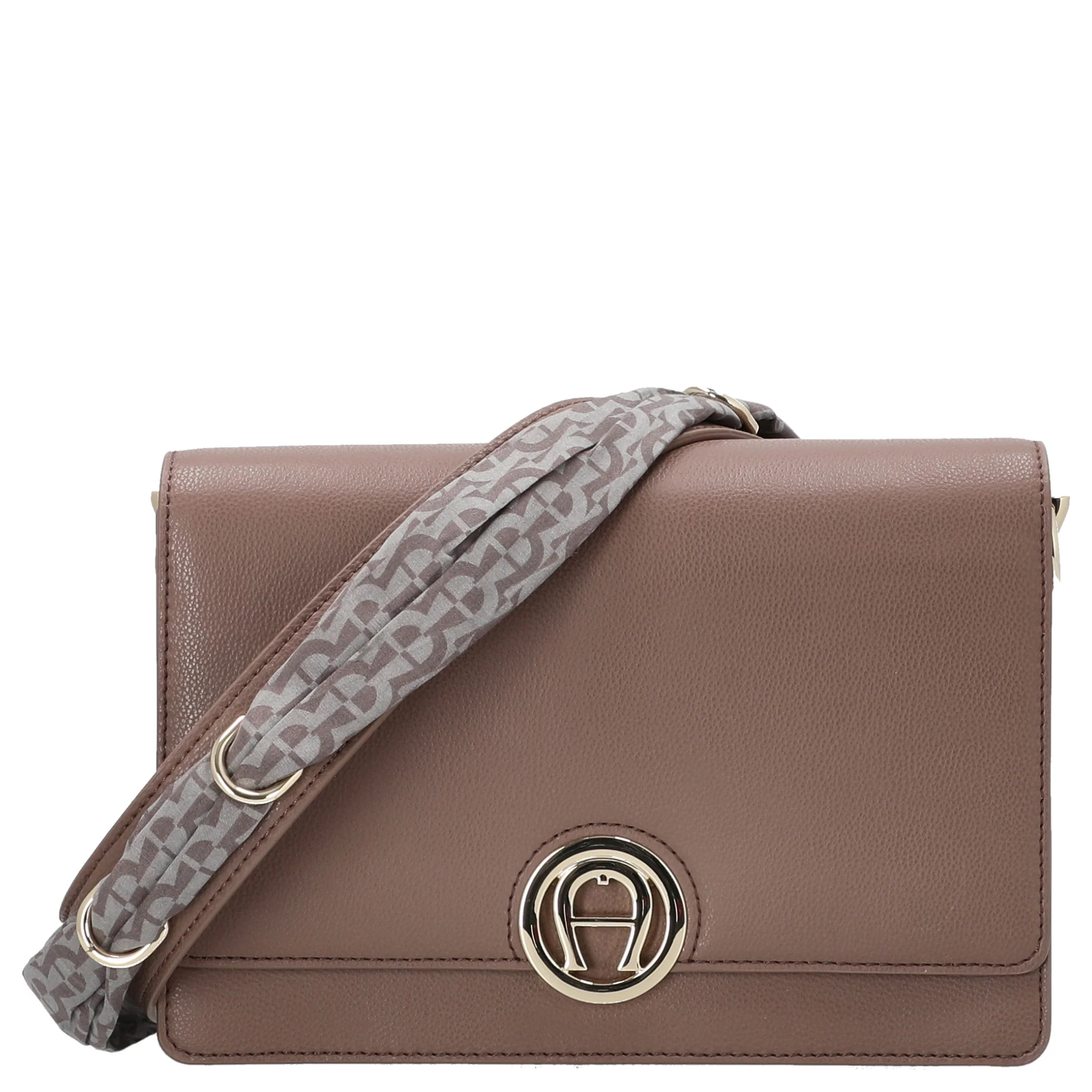Aigner Livia - Umhängetasche + Tuch 24 cm M (mushroom brown)