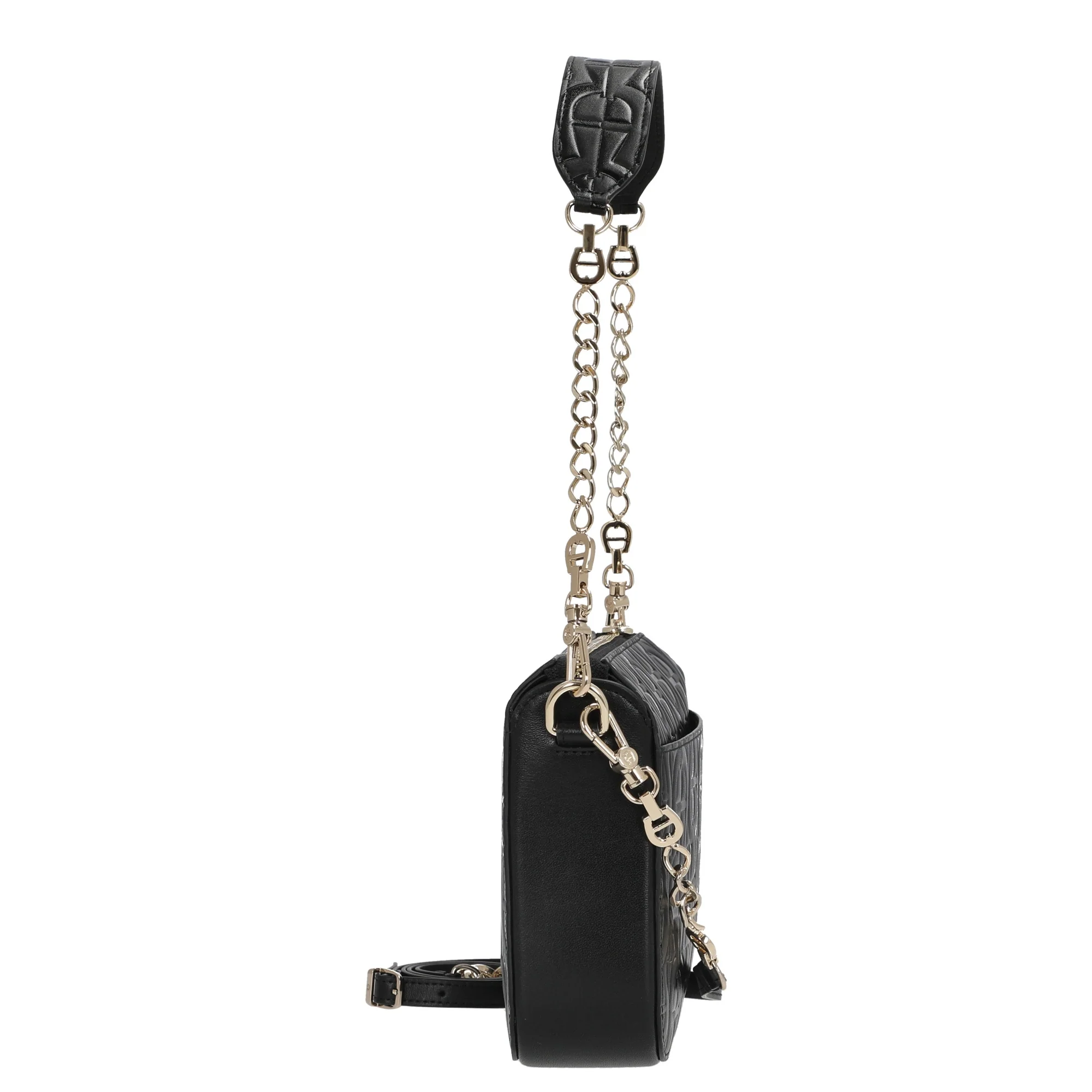 Aigner Pria - Schultertasche 21 cm XS (black) - Image 3