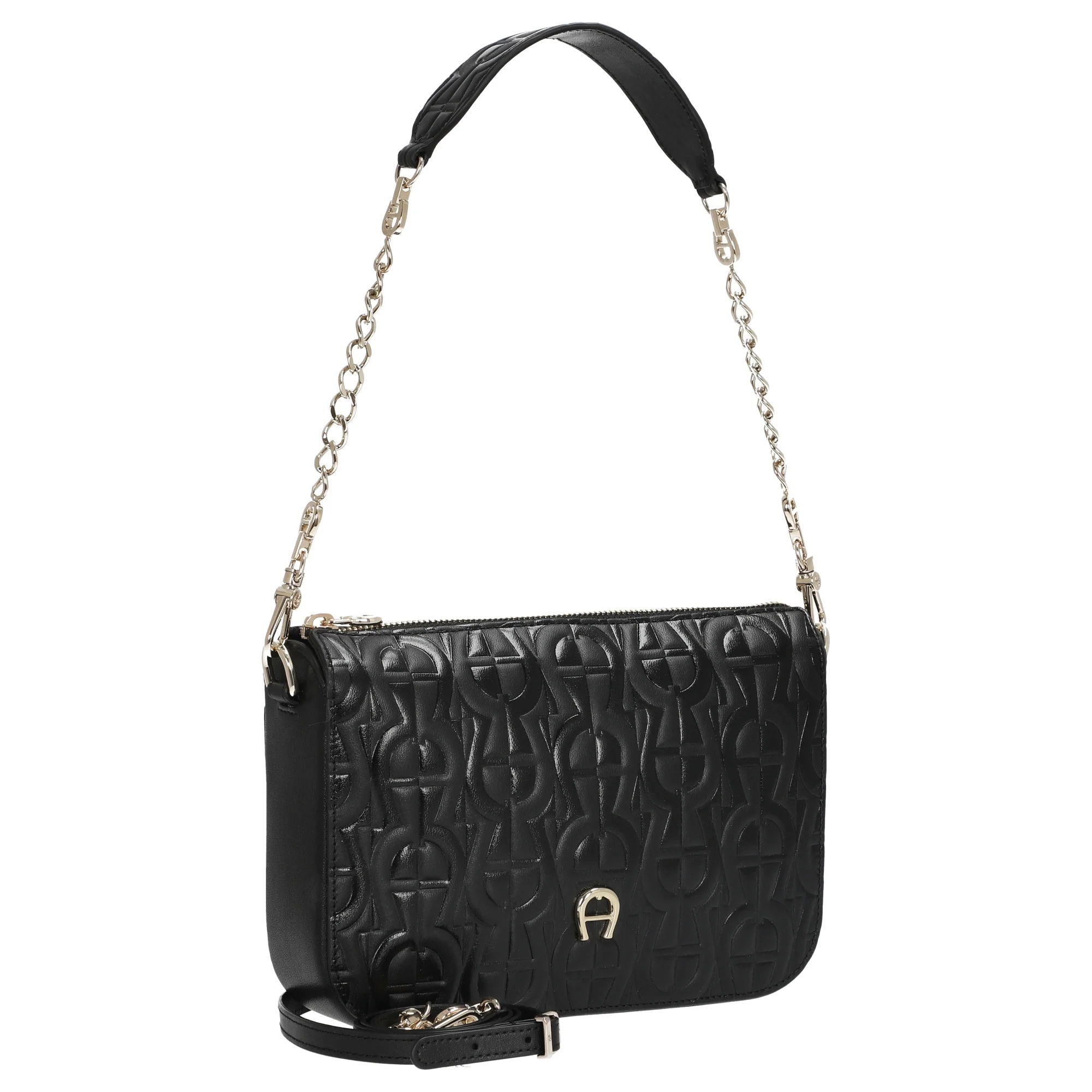 Aigner Pria - Schultertasche 21 cm XS (black) - Image 5