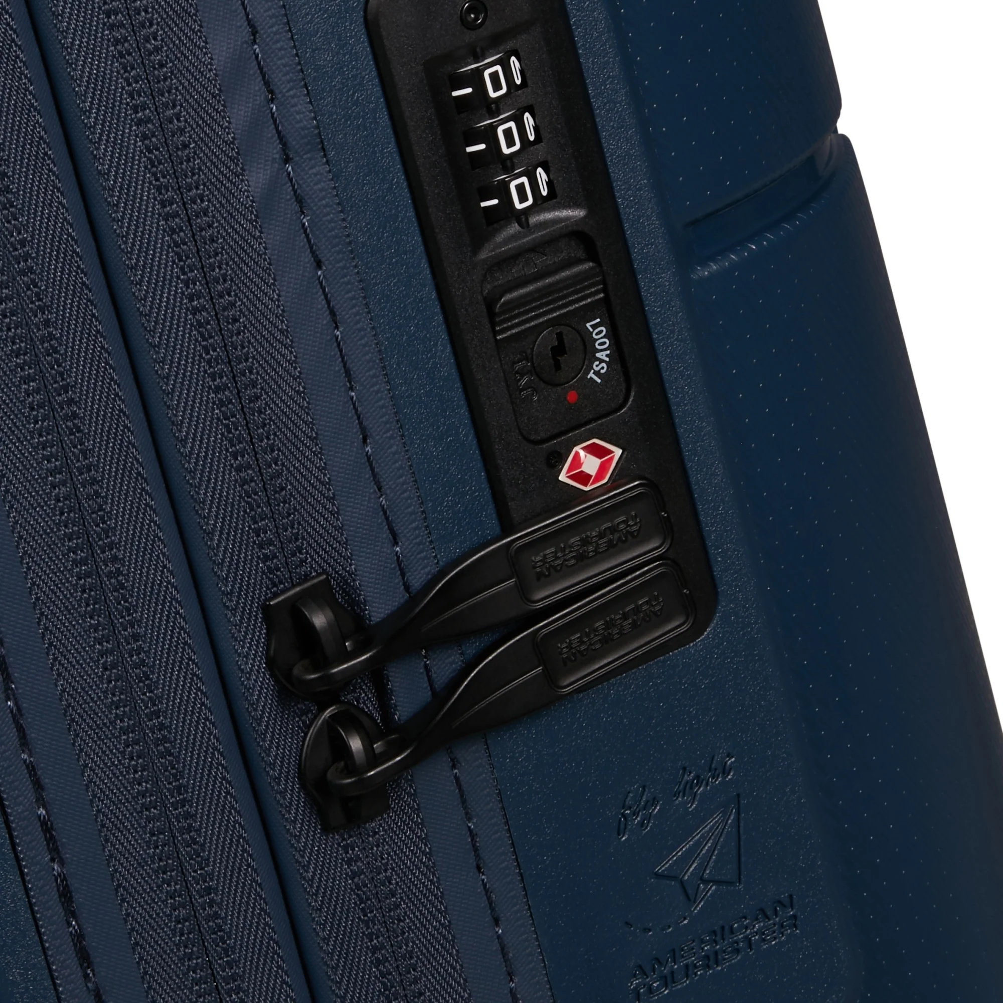 American Tourister Dashpop - 4-Rollen-Kabinentrolley 55 cm erw. (blau) - Image 9
