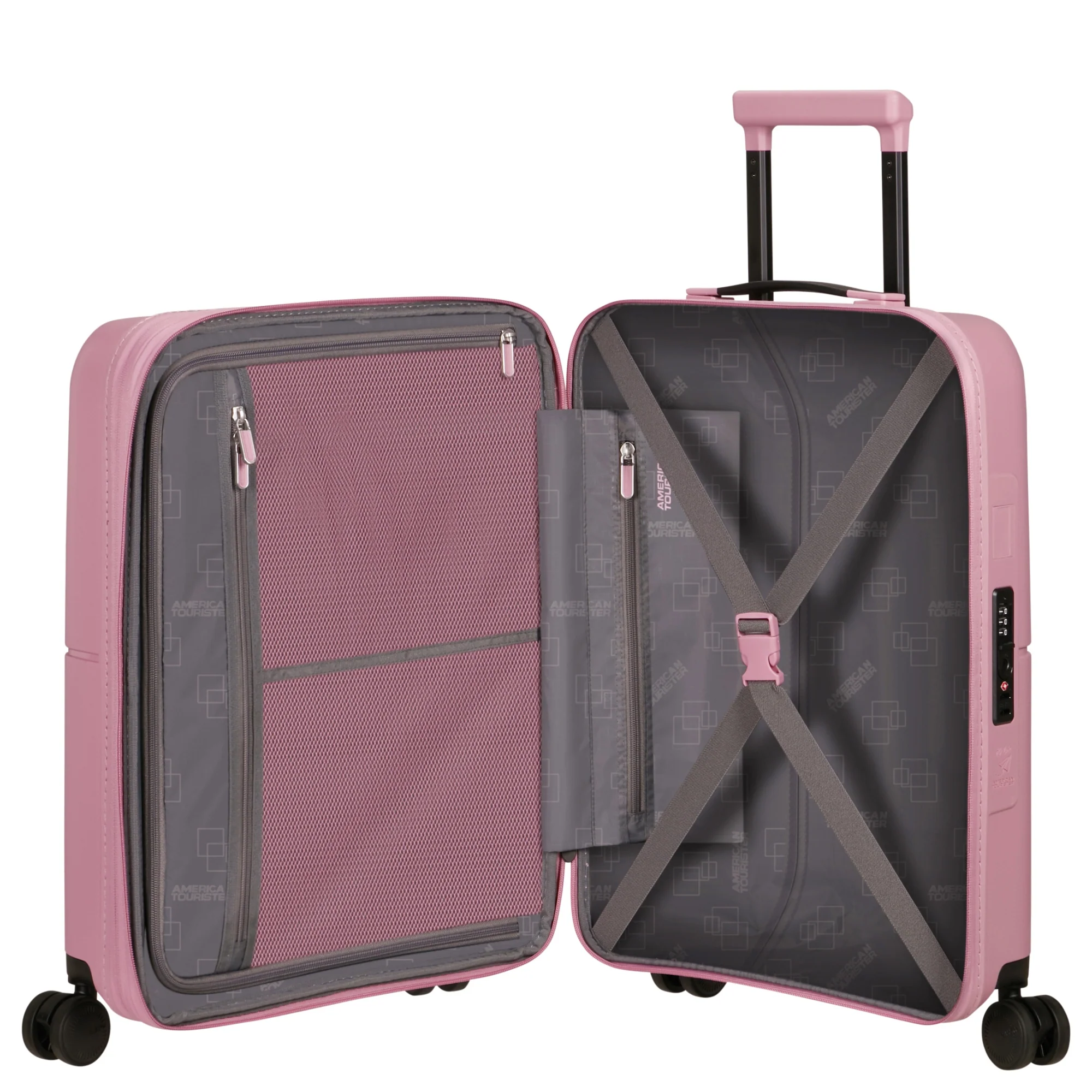 American Tourister Dashpop - 4-Rollen-Kabinentrolley 55 cm erw. (pink) - Image 6