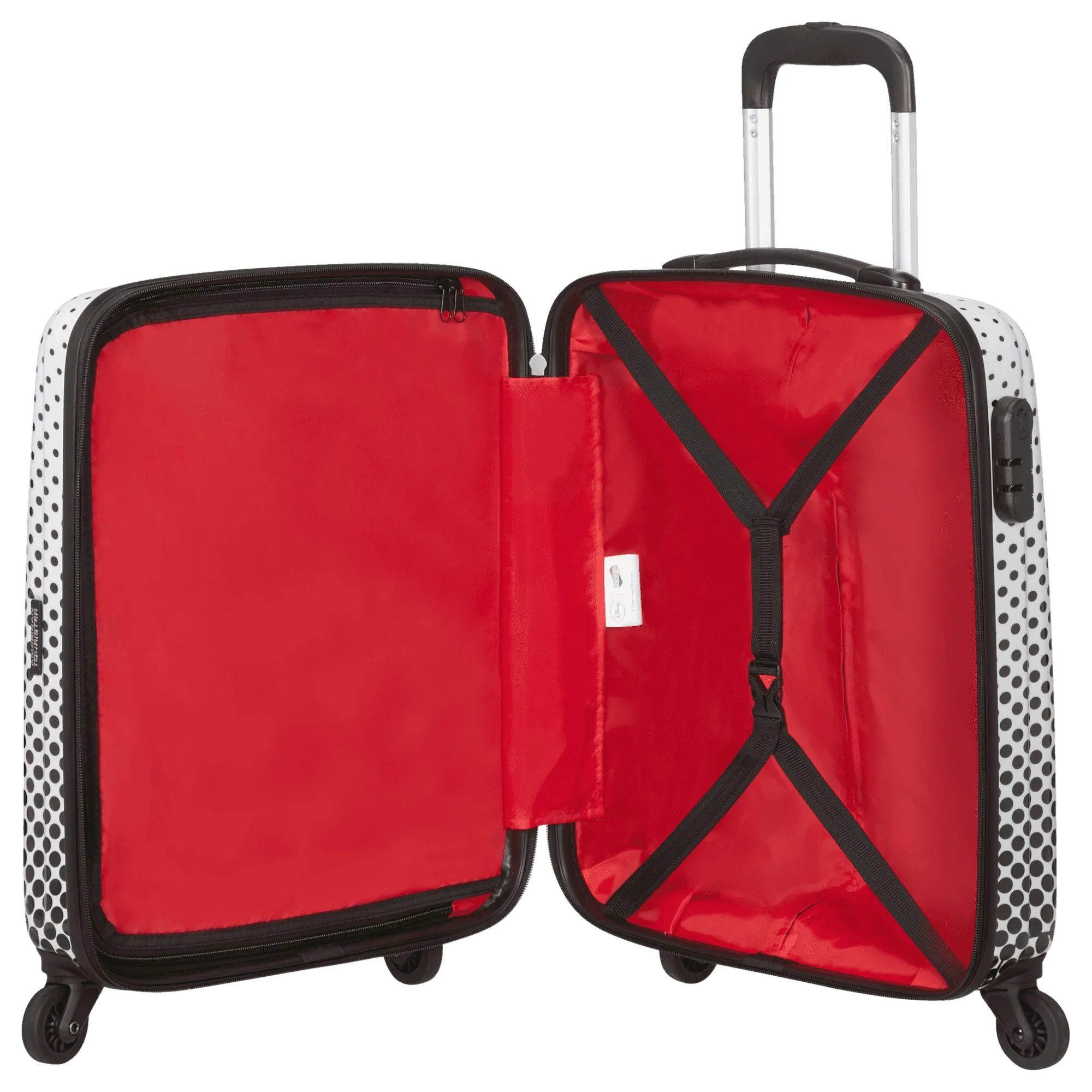 American Tourister Disney Alfatwist 2.0 - 4-Rollen-Kabinentrolley S 55 cm (Mickey Mouse Polka Dot) - Image 5