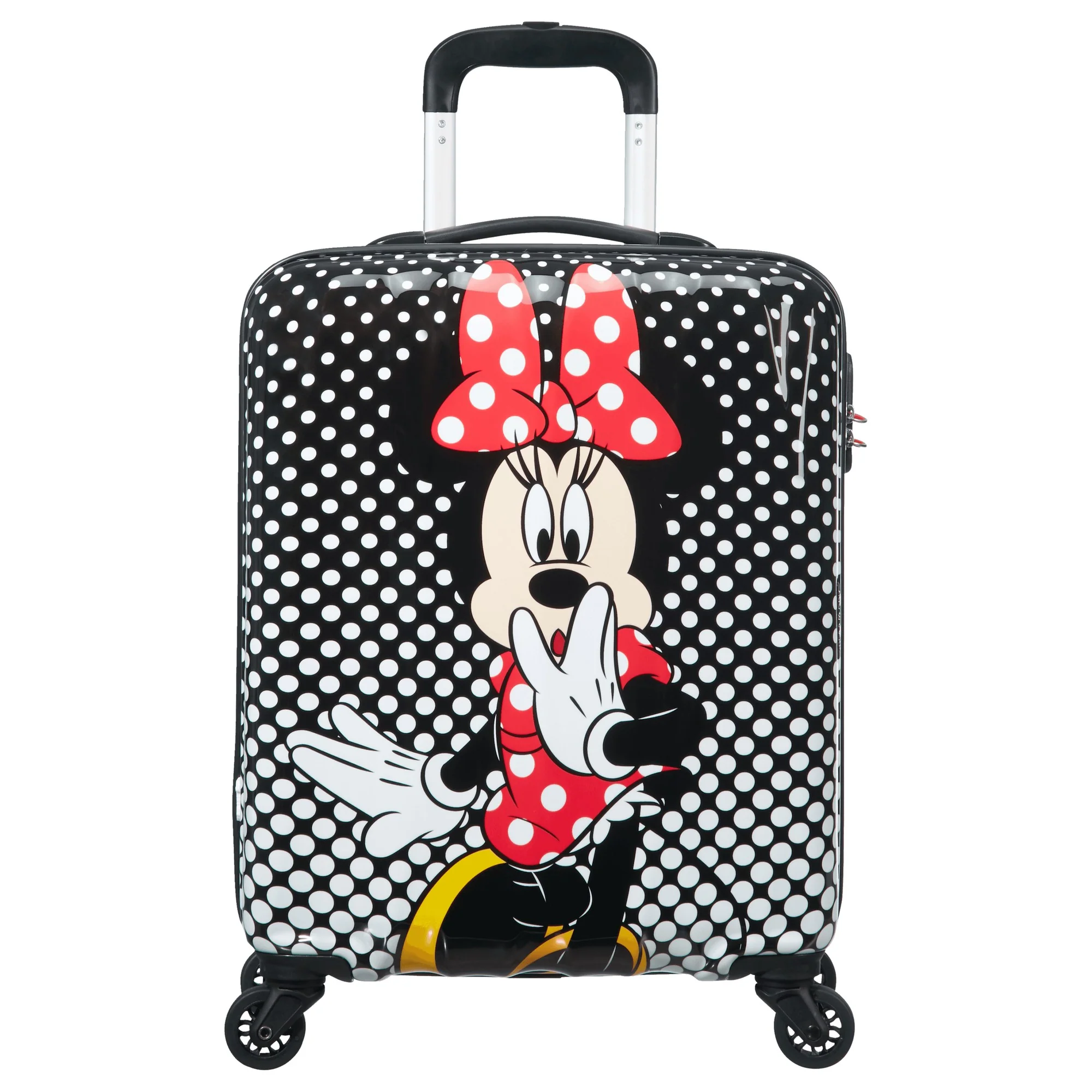 American Tourister Disney Alfatwist 2.0 - 4-Rollen-Kabinentrolley S 55 cm (Minnie Mouse Polka Dot)