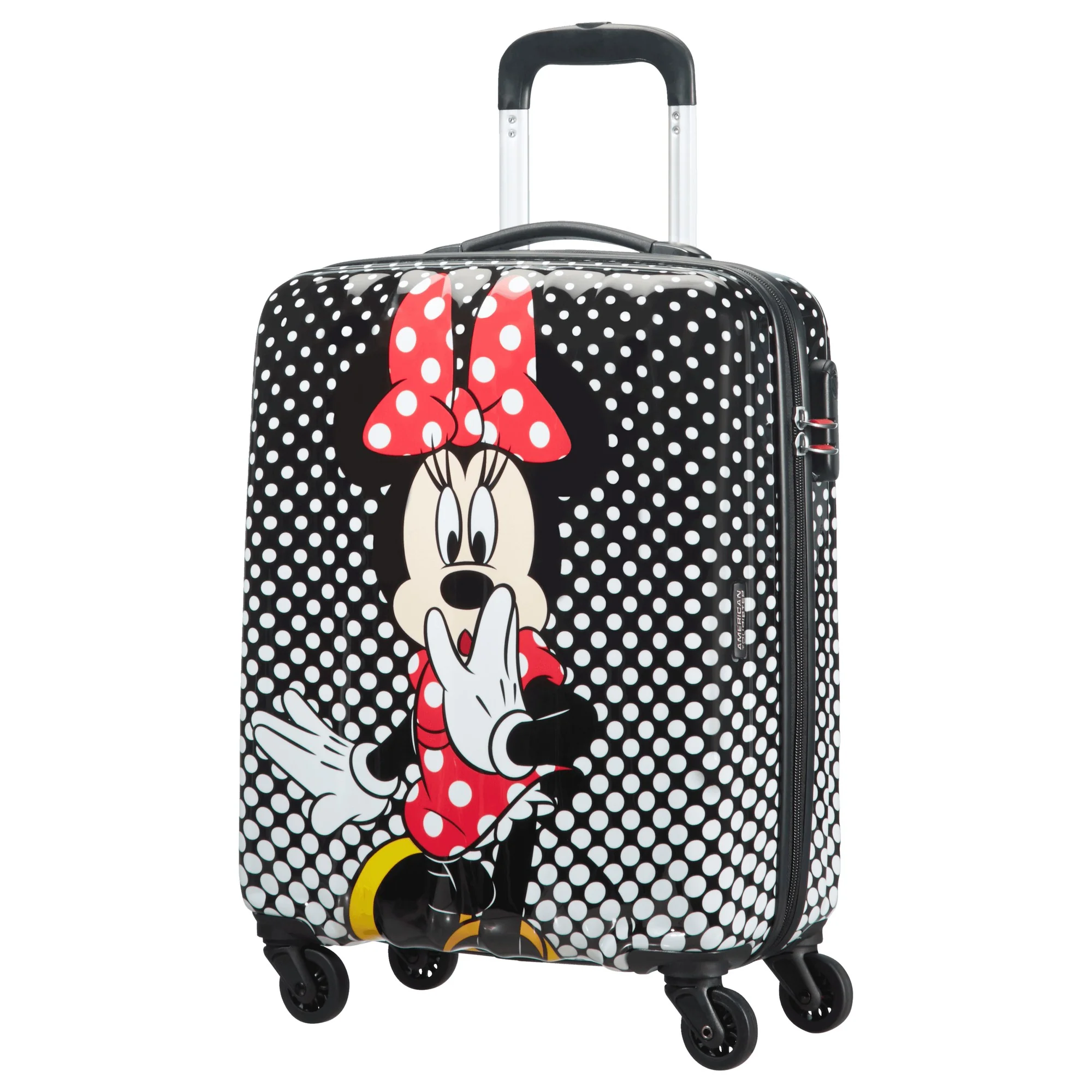 American Tourister Disney Alfatwist 2.0 - 4-Rollen-Kabinentrolley S 55 cm (Minnie Mouse Polka Dot) - Image 2