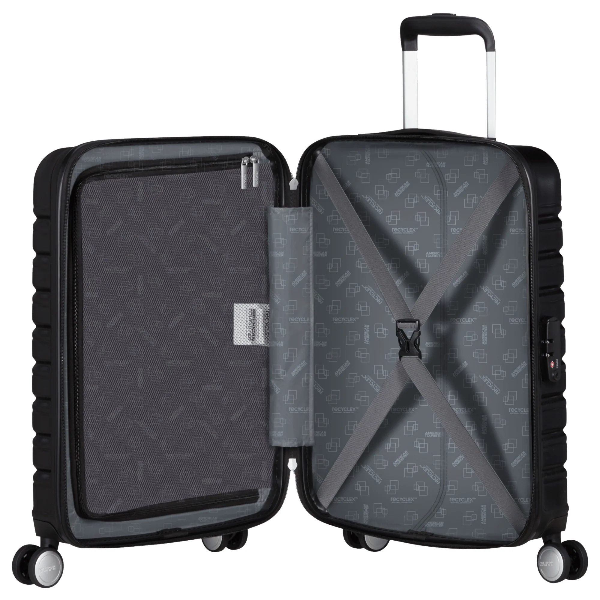 American Tourister Flashline - 4-Rollen-Kabinentrolley 55 cm (schwarz) - Image 4