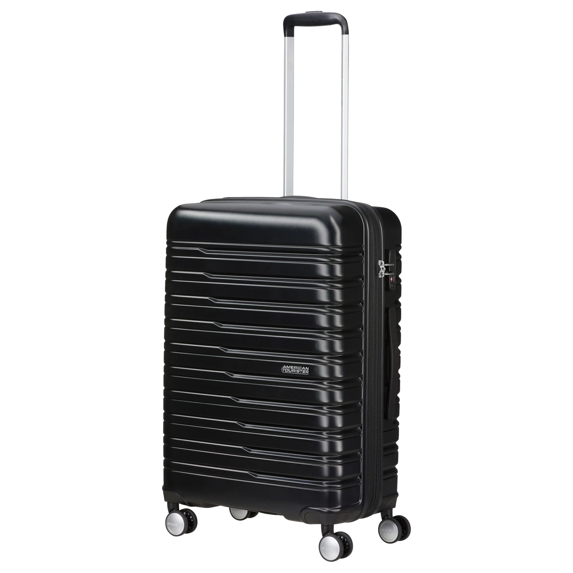 American Tourister Flashline - 4-Rollen-Trolley 67 cm erw. (schwarz) - Image 6