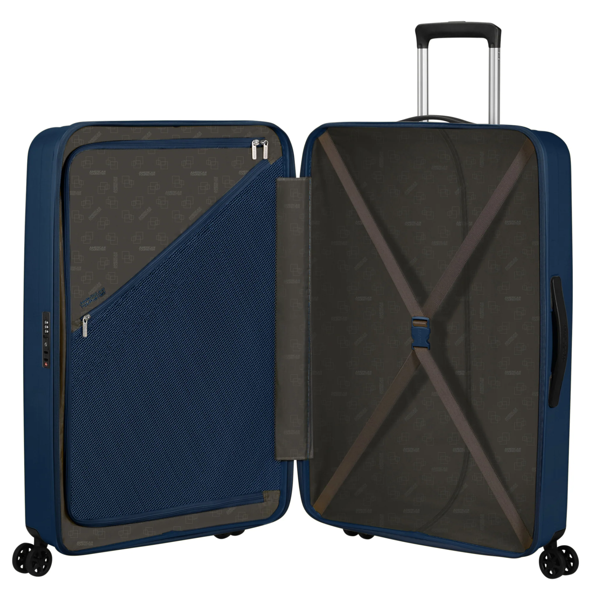 American Tourister Rejoy - 4-Rollen-Trolley 77 cm (blau) - Image 6
