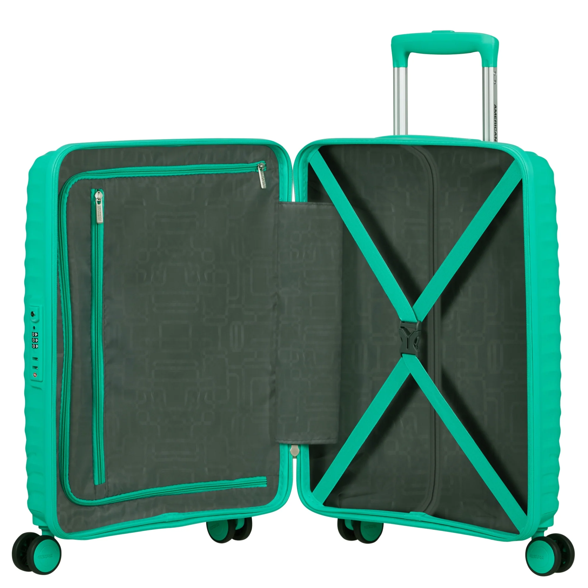 American Tourister Selection Diablast - 4-Rollen-Kabinentrolley 55 cm (cyber aqua) - Image 6