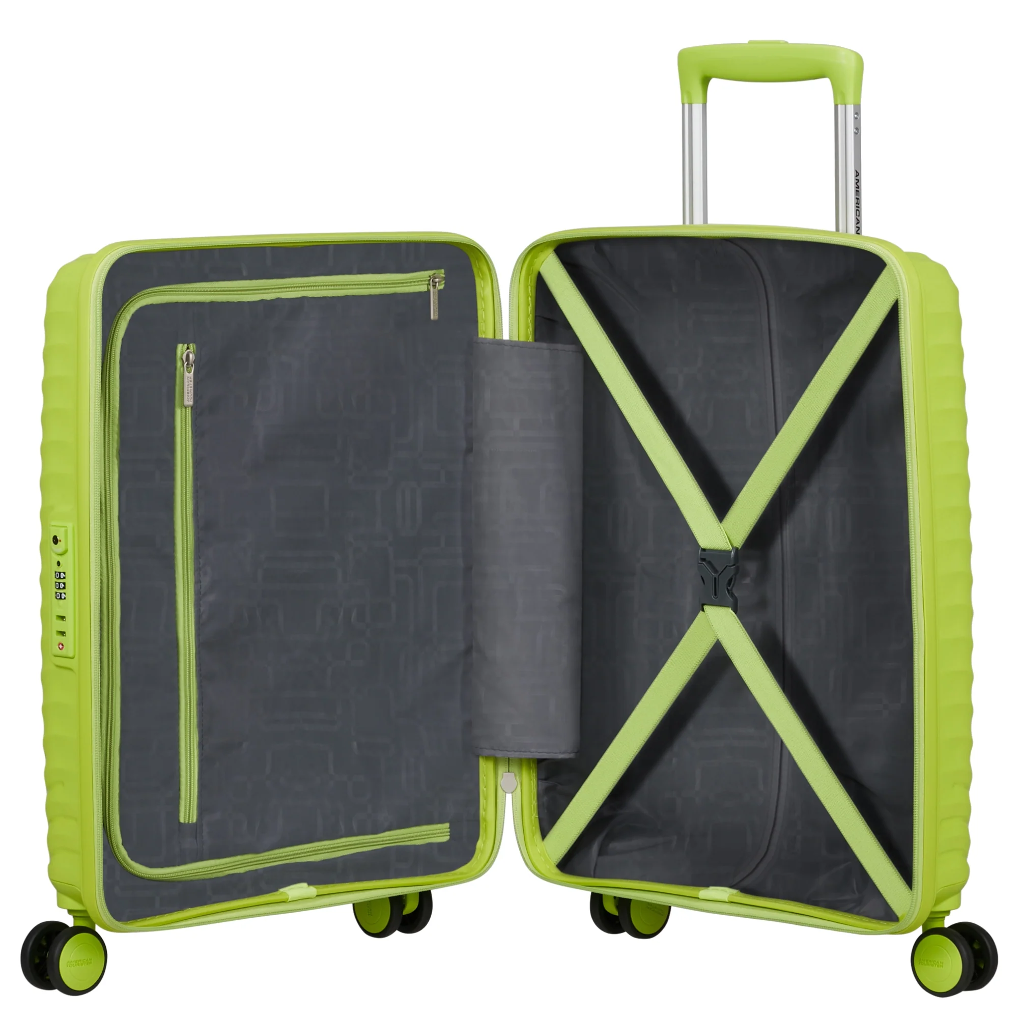 American Tourister Selection Diablast - 4-Rollen-Kabinentrolley 55 cm (hyper lime) - Image 6