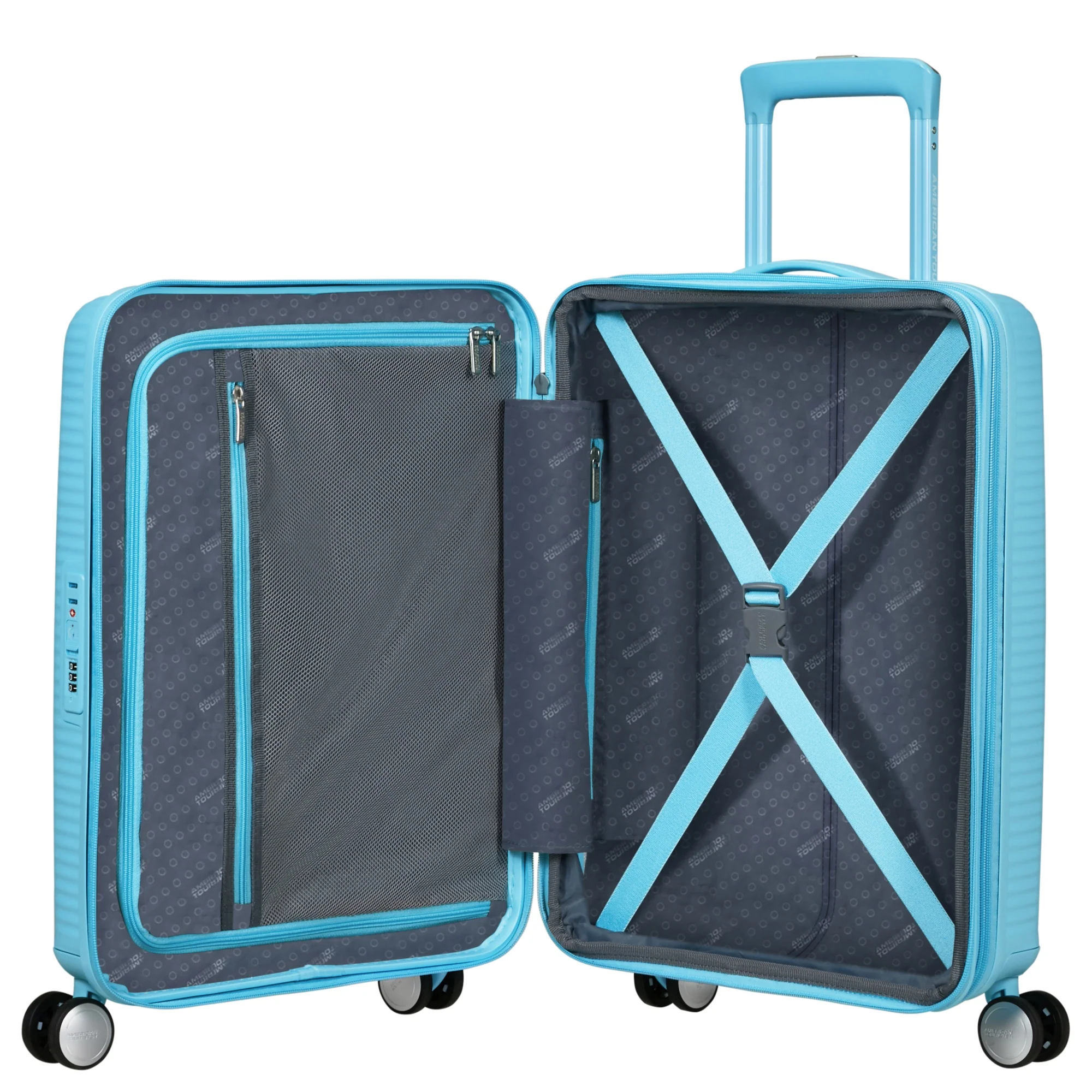 American Tourister Soundbox - 4-Rollen-Kabinentrolley 55 cm (blueberry fizz) - Image 7