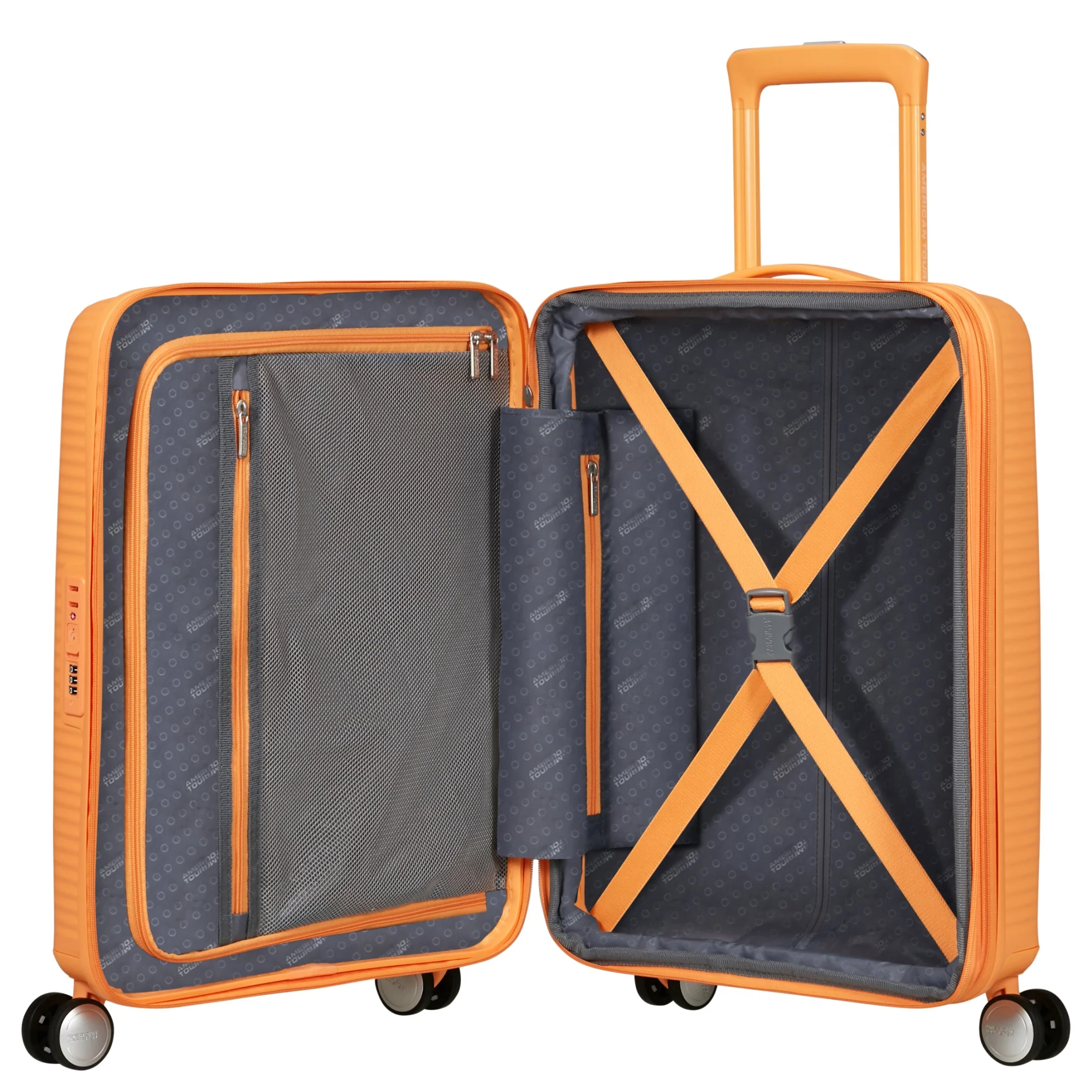 American Tourister Soundbox - 4-Rollen-Kabinentrolley 55 cm (papaya pop) - Image 7