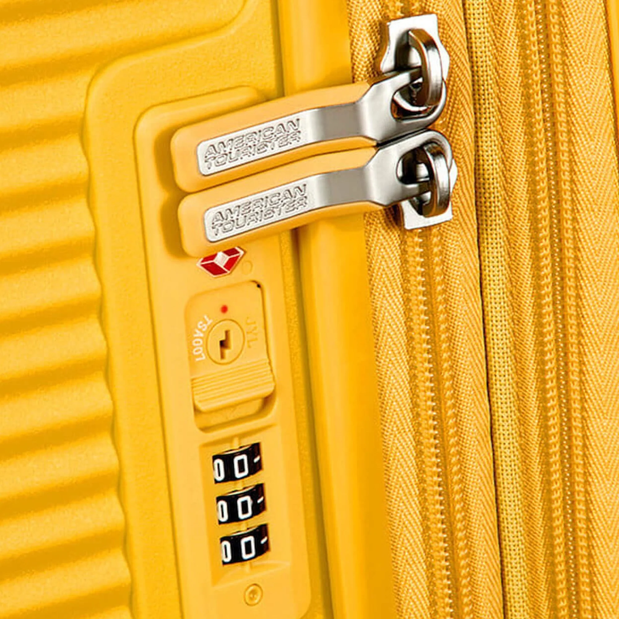 American Tourister Soundbox - 4-Rollen-Kabinentrolley 55 cm erw. (gelb) - Image 4