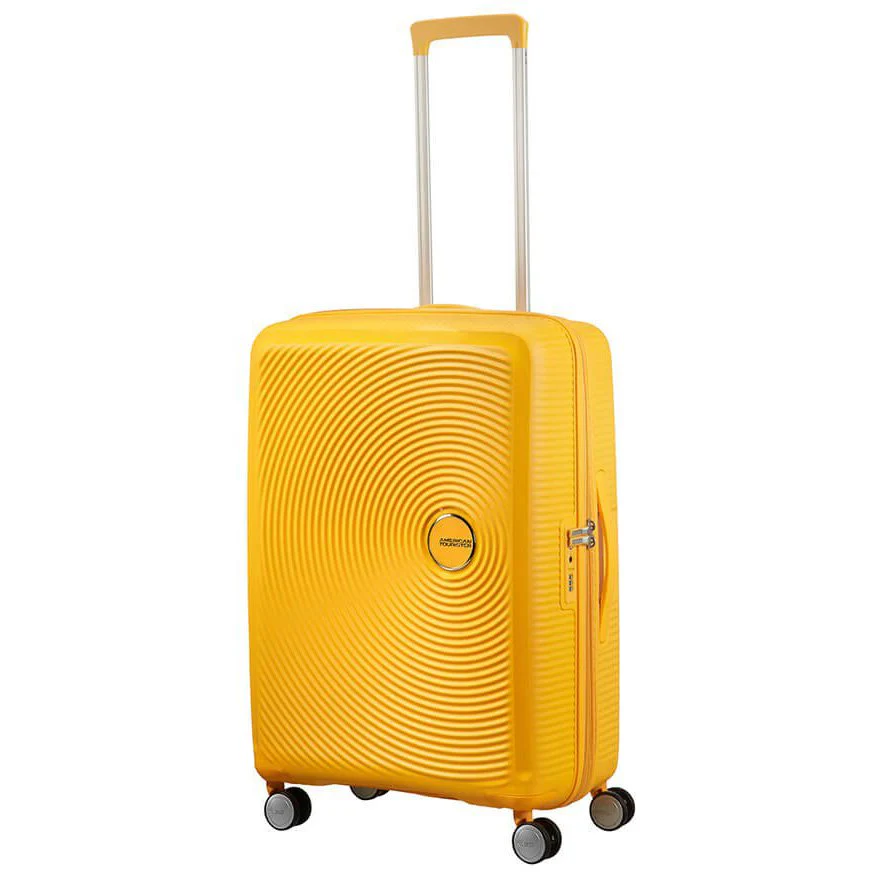 American Tourister Soundbox - 4-Rollen-Trolley 67 cm erw. (gelb) - Image 4