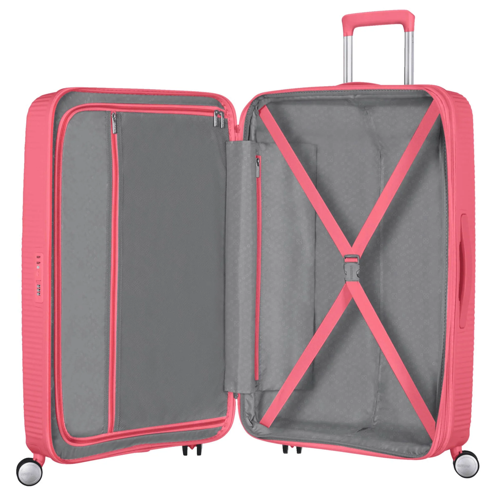 American Tourister Soundbox - 4-Rollen-Trolley 67 cm (sun kissed coral) - Image 5