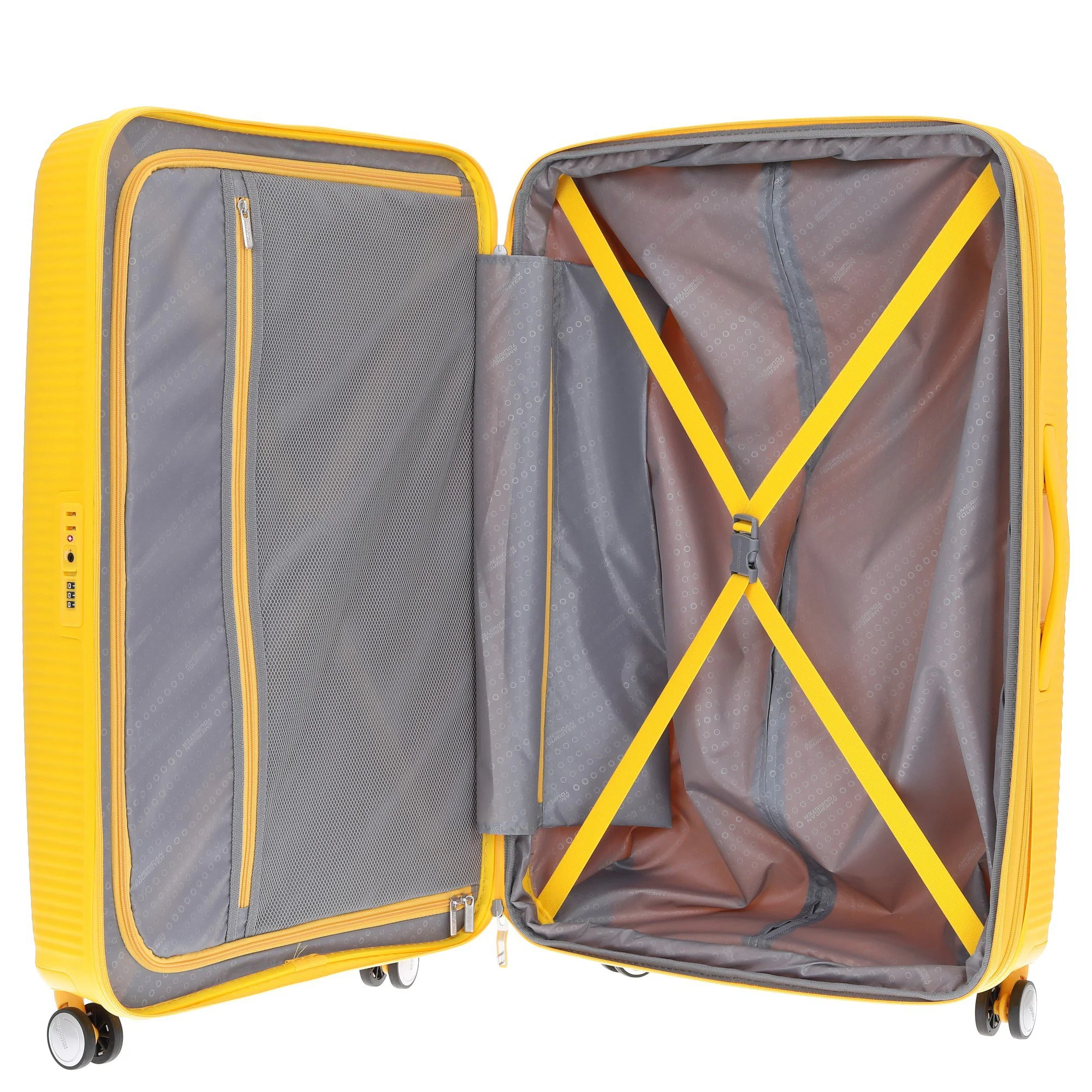 American Tourister Soundbox - 4-Rollen-Trolley 77 cm erw. (gelb) - Image 6