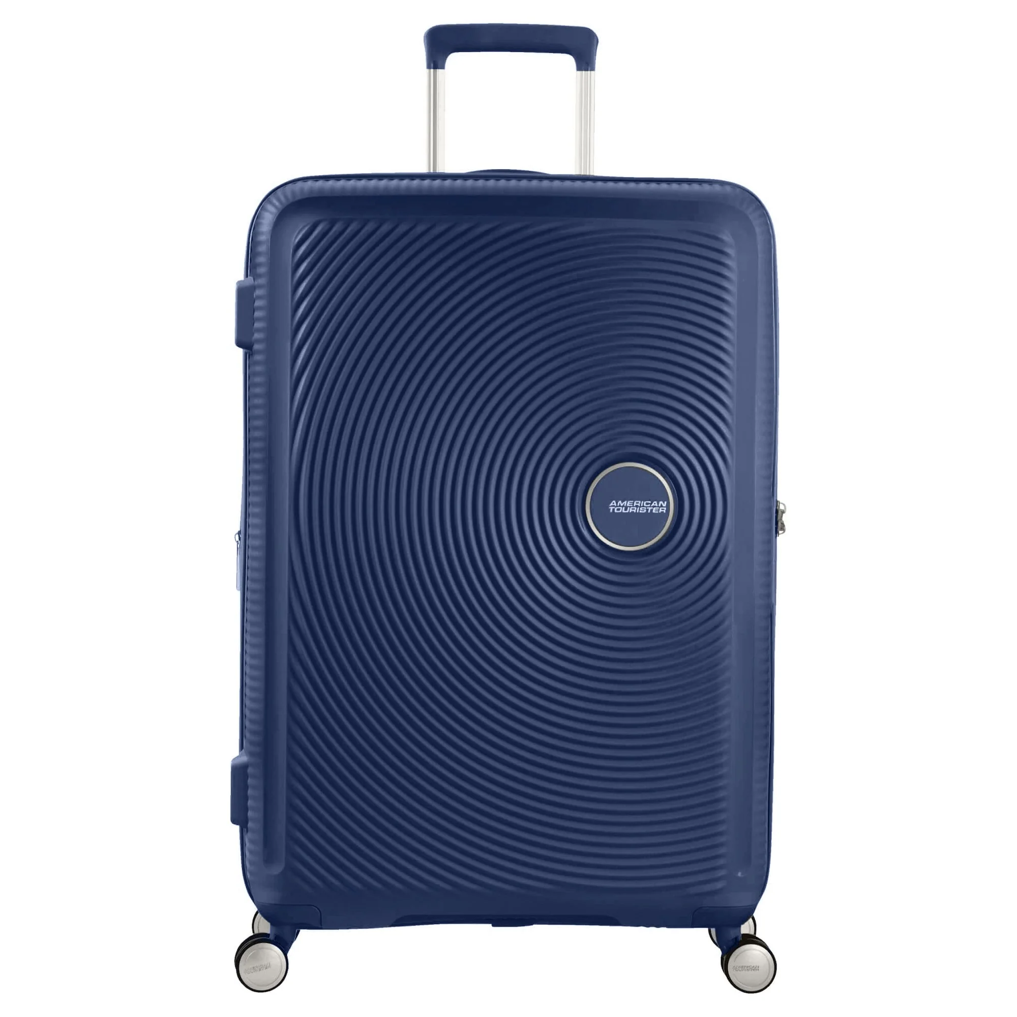 American Tourister Soundbox - 4-Rollen-Trolley 77 cm erw. (blau)