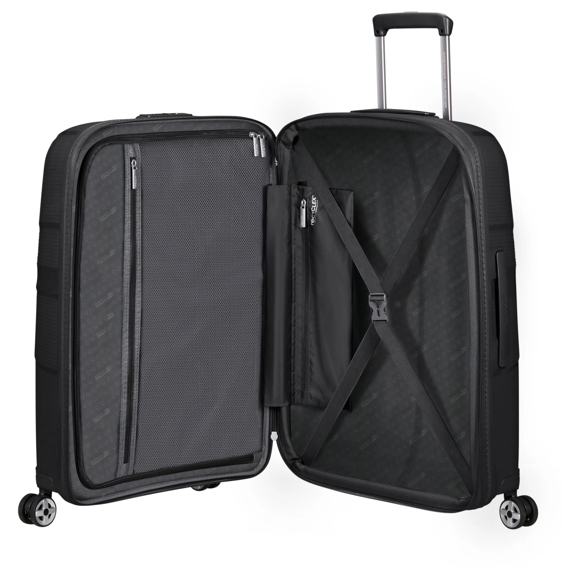 American Tourister Starvibe - 4-Rollen-Trolley 67 cm erw. (schwarz) - Image 6
