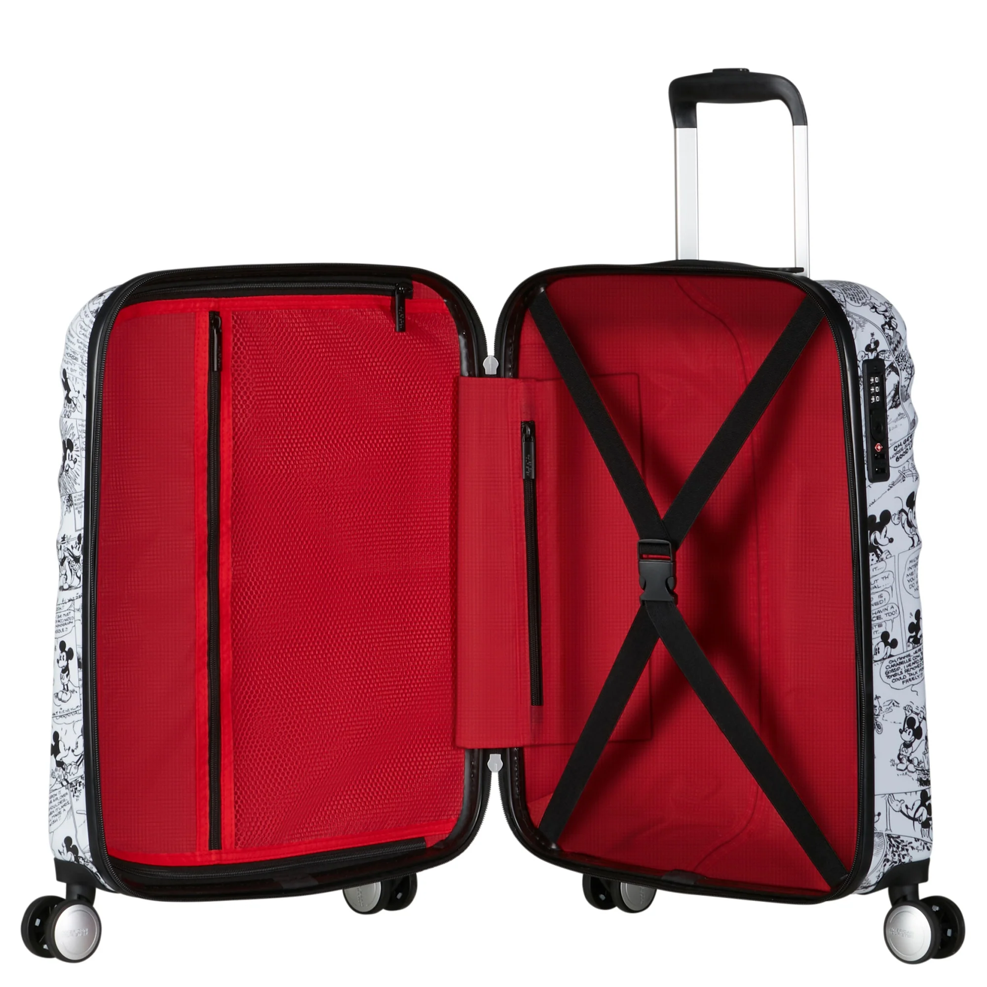 American Tourister Wavebreaker Disney - 4-Rollen-Kabinentrolley 55 cm (weiß) - Image 6