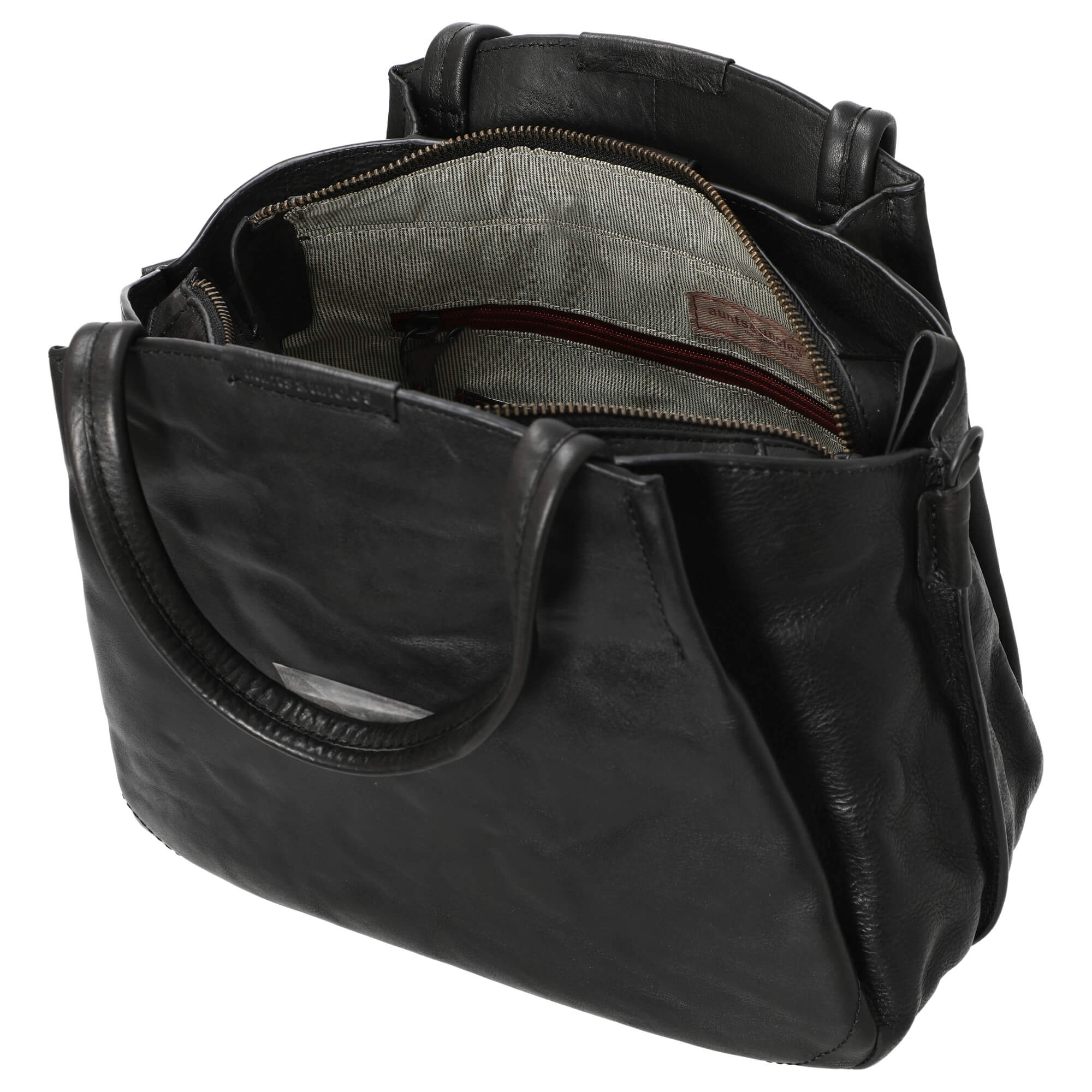 aunts & uncles Grandmas Luxury Club Mrs. Chiffon Pie - Henkeltasche 33 cm (black smoke) - Image 6